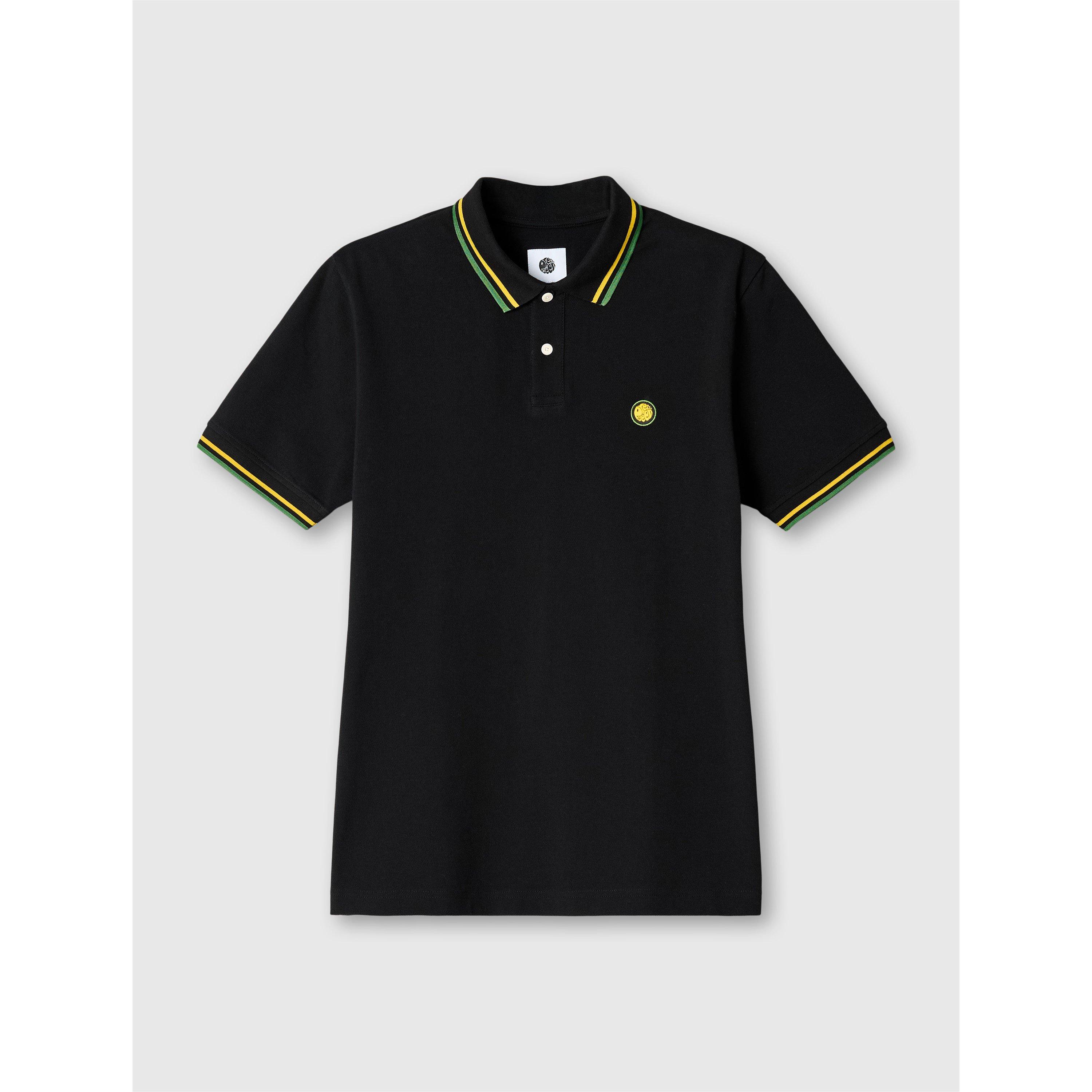 Negro - Pretty Green - Men's Brixton Short-Sleeve Polo Shirt - 1