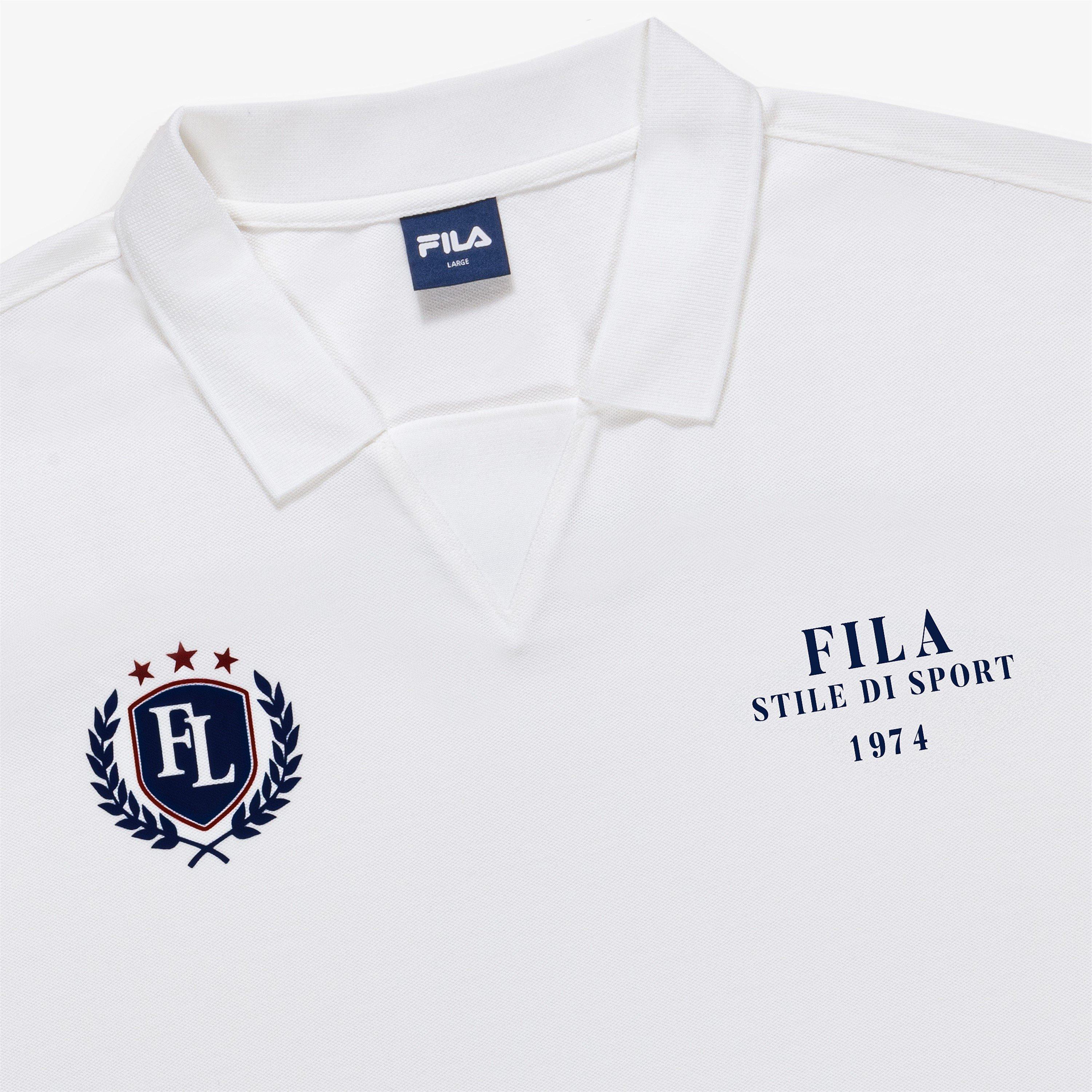 OFF WHITE - Fila - Hrtg Short Sleeve Polo Shirt - 2
