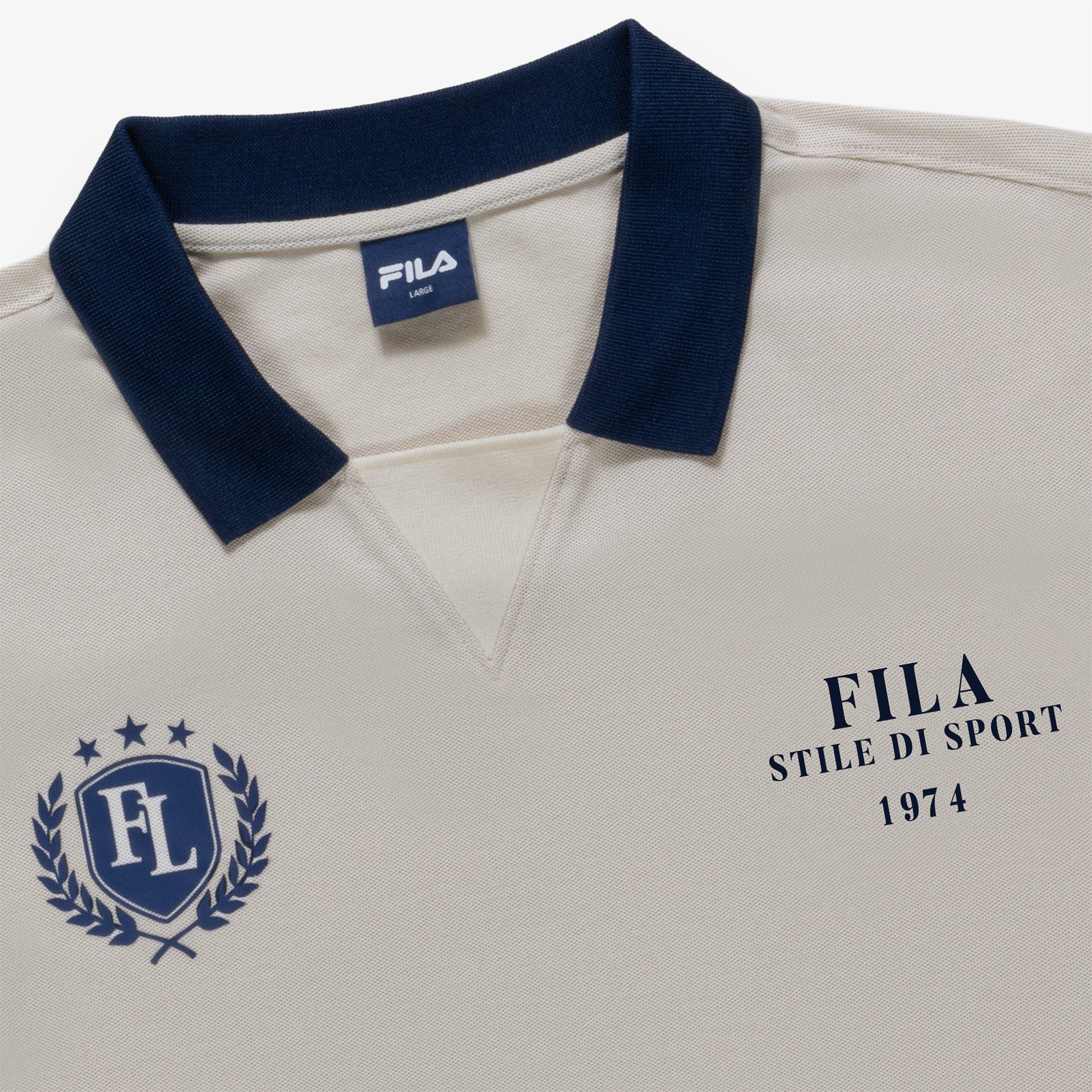 SAND - Fila - Men's Hrtg Short Sleeve Polo Shirt - 2