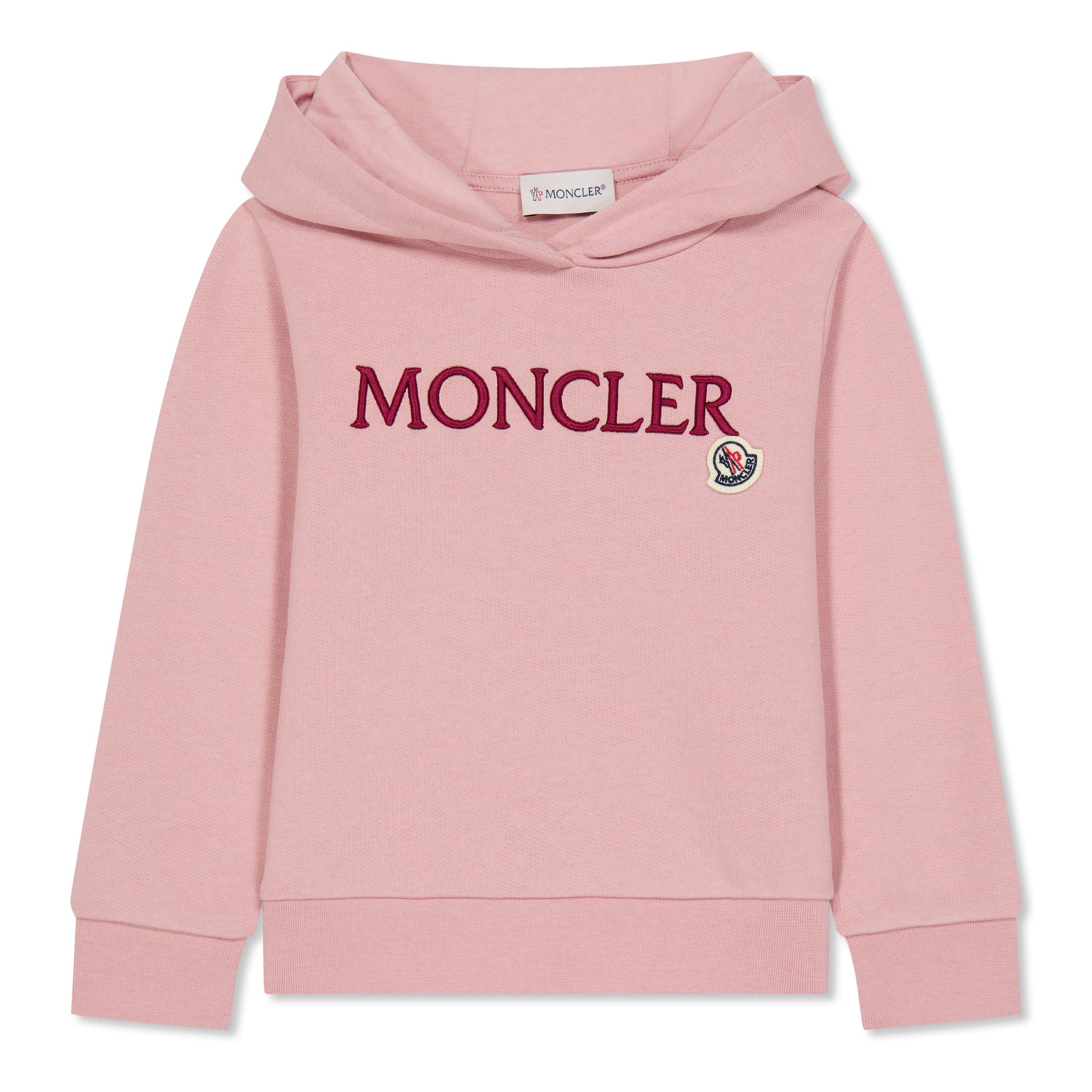 Moncler Logo Hoodie Juniors - Pink 500 - Size 12Y