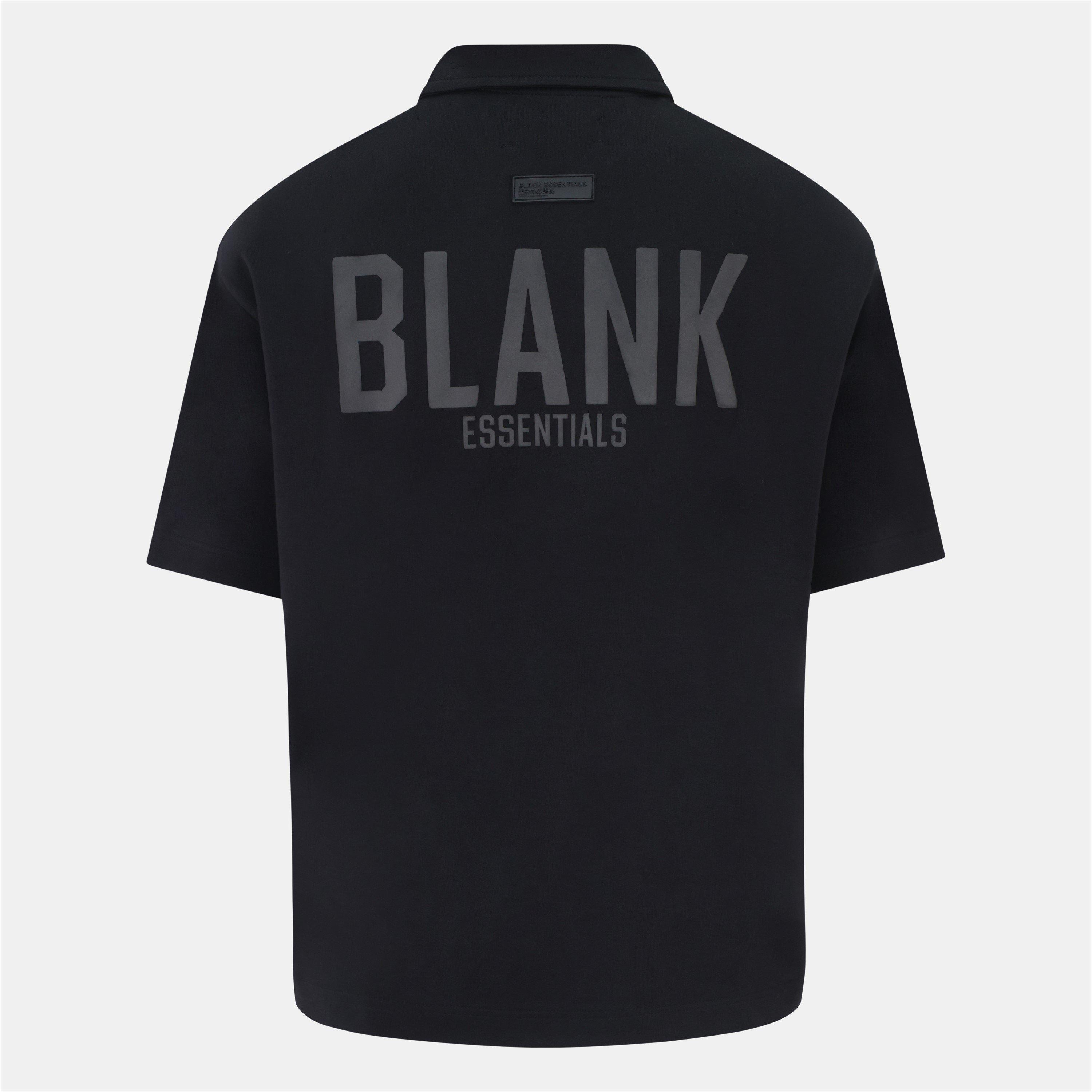 Black - Blank Essentials - Essentials Circle Polo T-shirt - 2