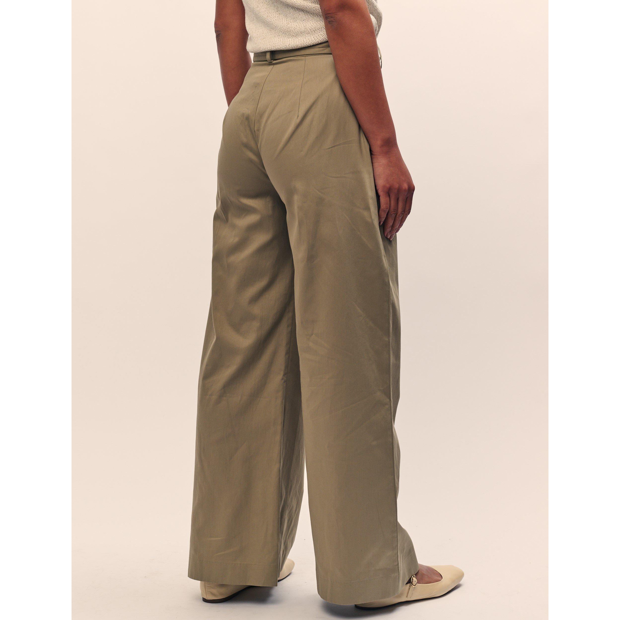 Grøn - Nobodys Child - Women's Stevie Straight Leg Trousers - 4