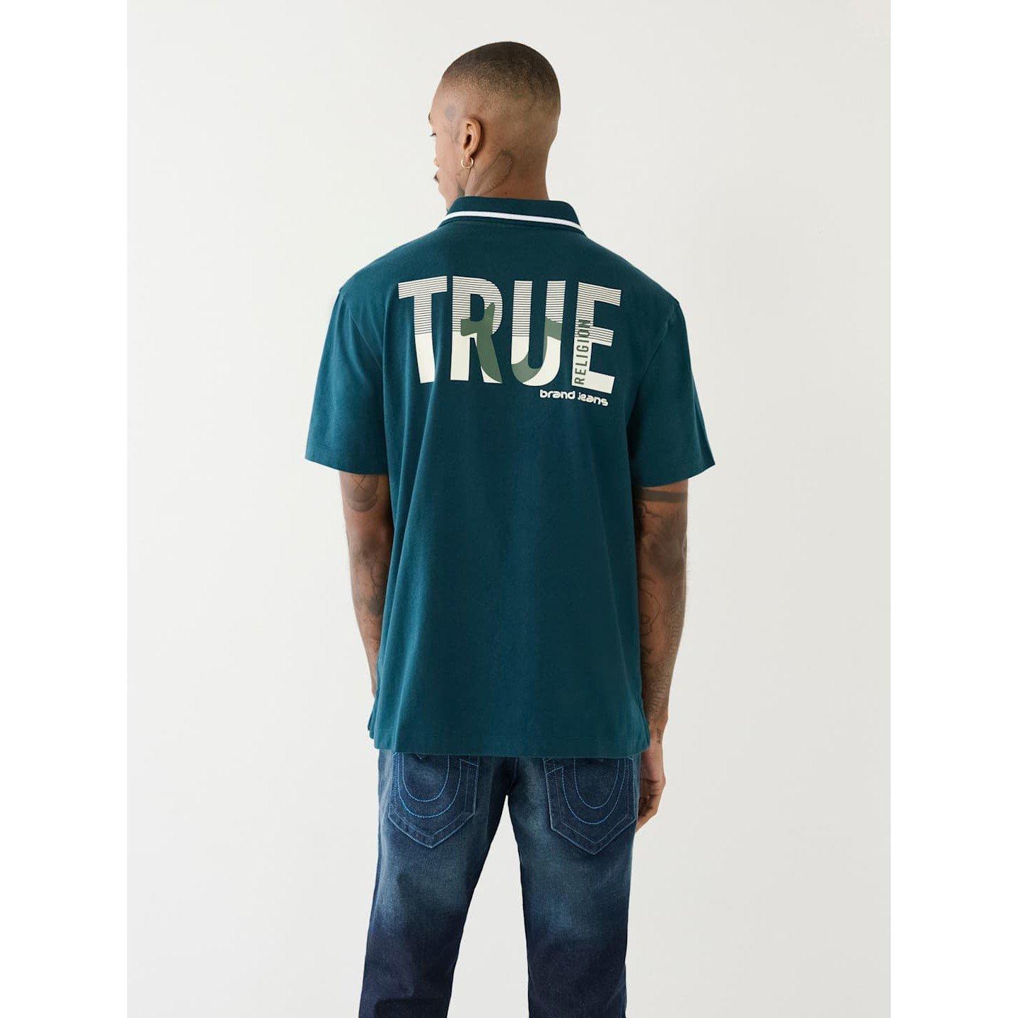 Stagno Riflettente - True Religion - Logo Short-Sleeve Polo Shirt - 2