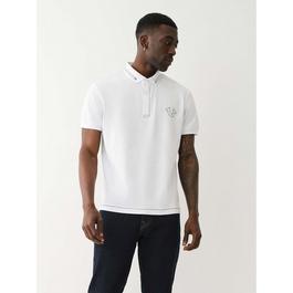 True Religion Big T Embroidered Polo Shirt
