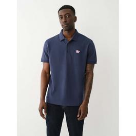 True Religion Patched Logo Polo Shirt