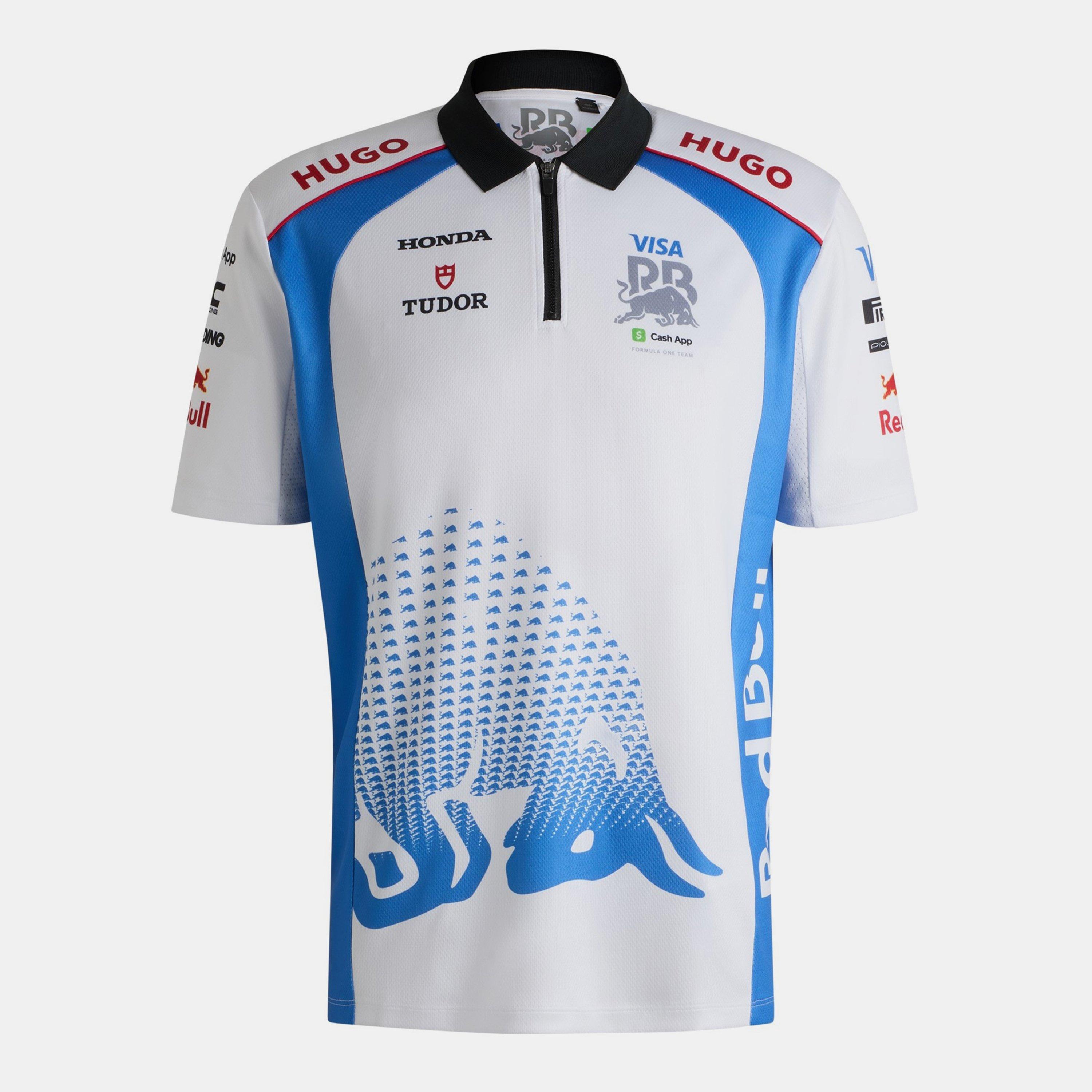 Hugo Men's Boss Red Bull F1 Short Sleeve Polo Shirt (2025) - White - Small