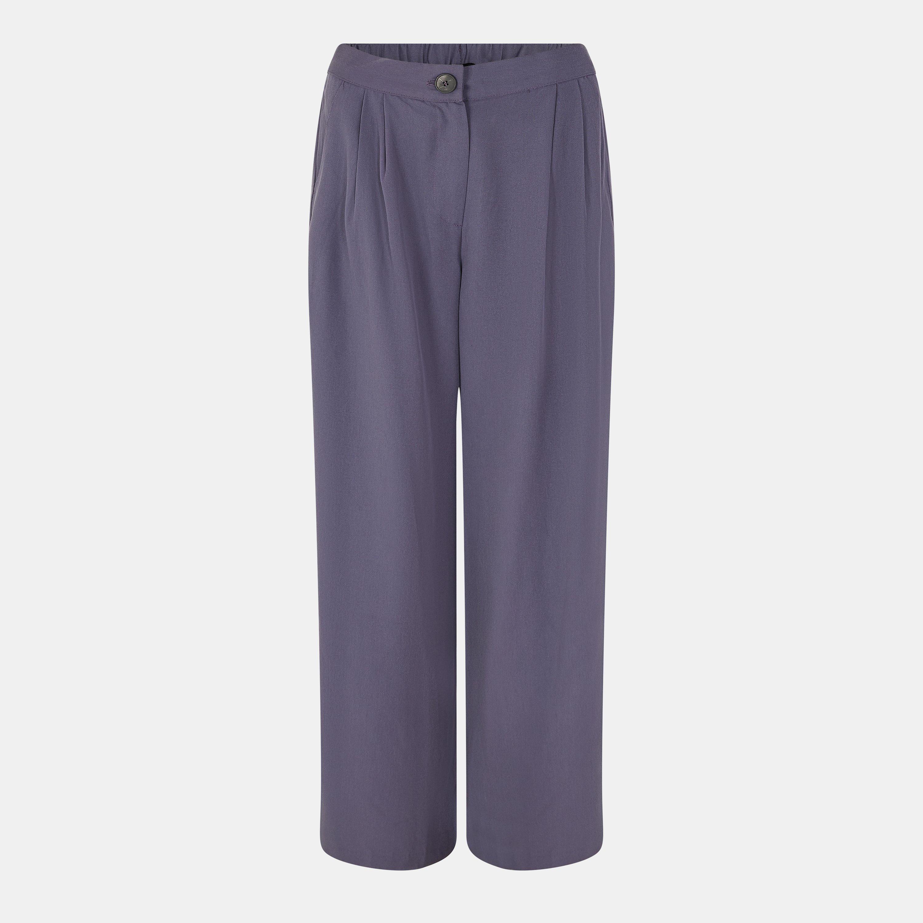 Blue - Nobodys Child - Women's Straight Leg Trousers - 1
