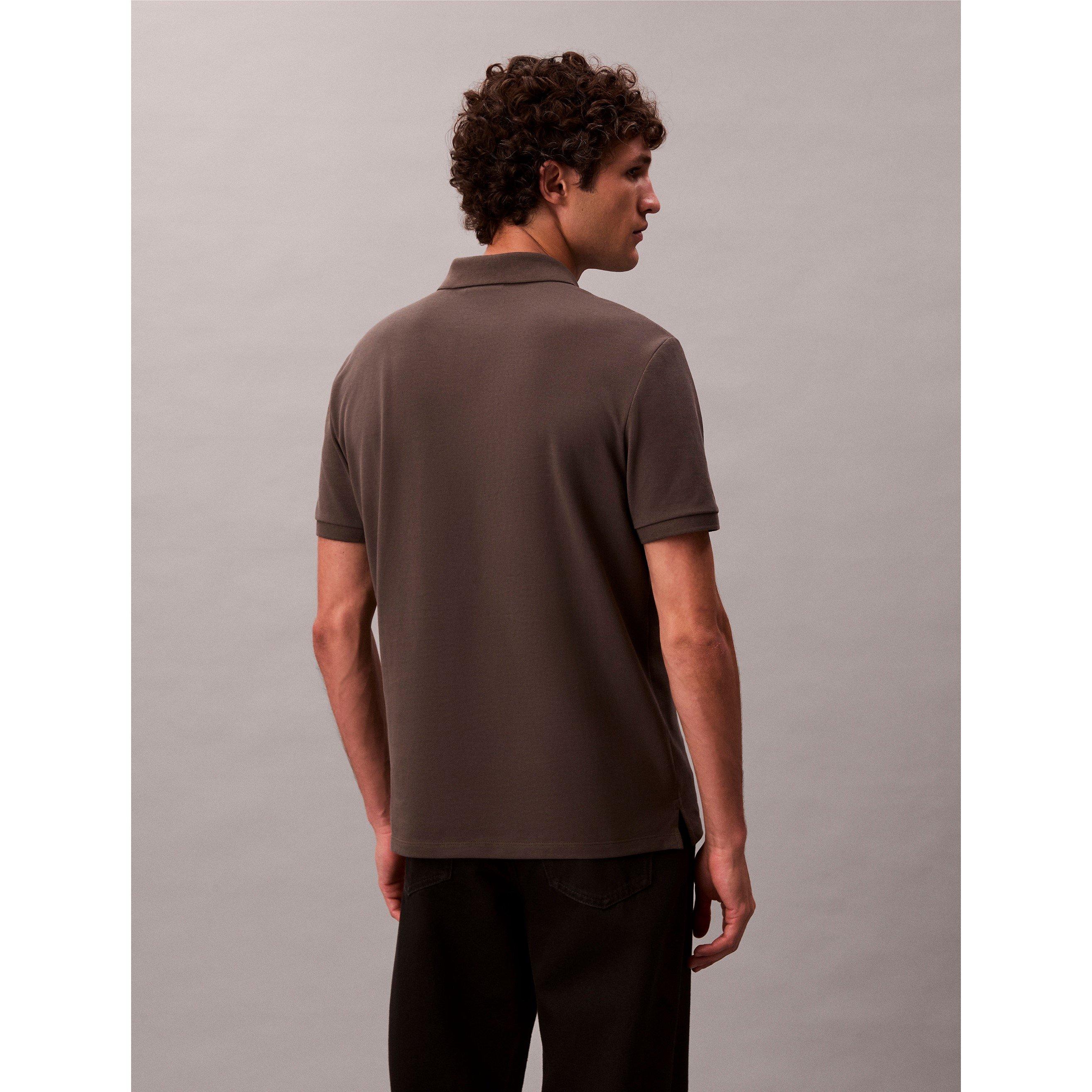 Beluga - Calvin Klein Jeans - Men's CKJ Pique Short-Sleeve Polo Shirt - 5