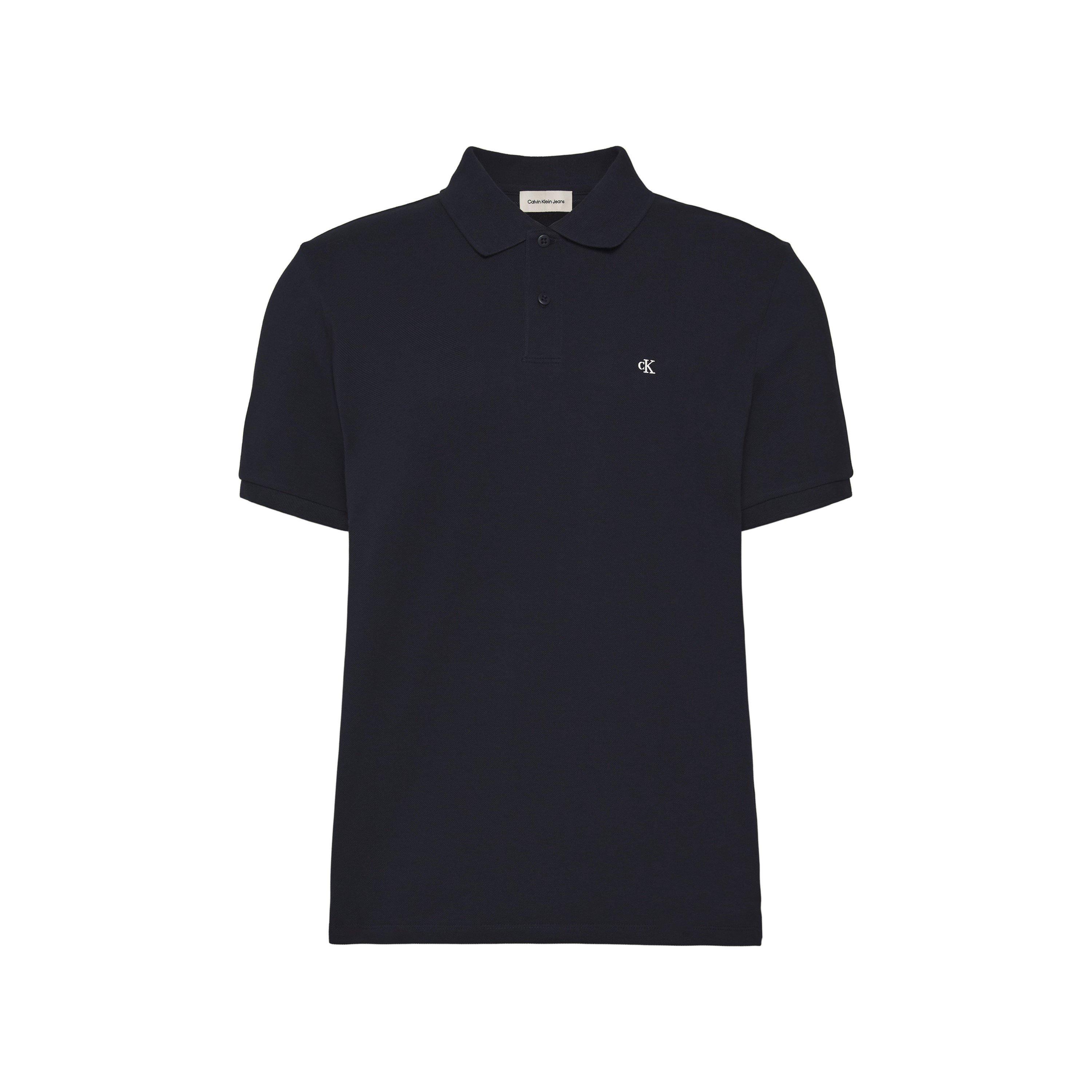 Calvin Klein Jeans Men's Ckj Pique Short-Sleeve Polo Shirt - Dark Sapphire - 2XL