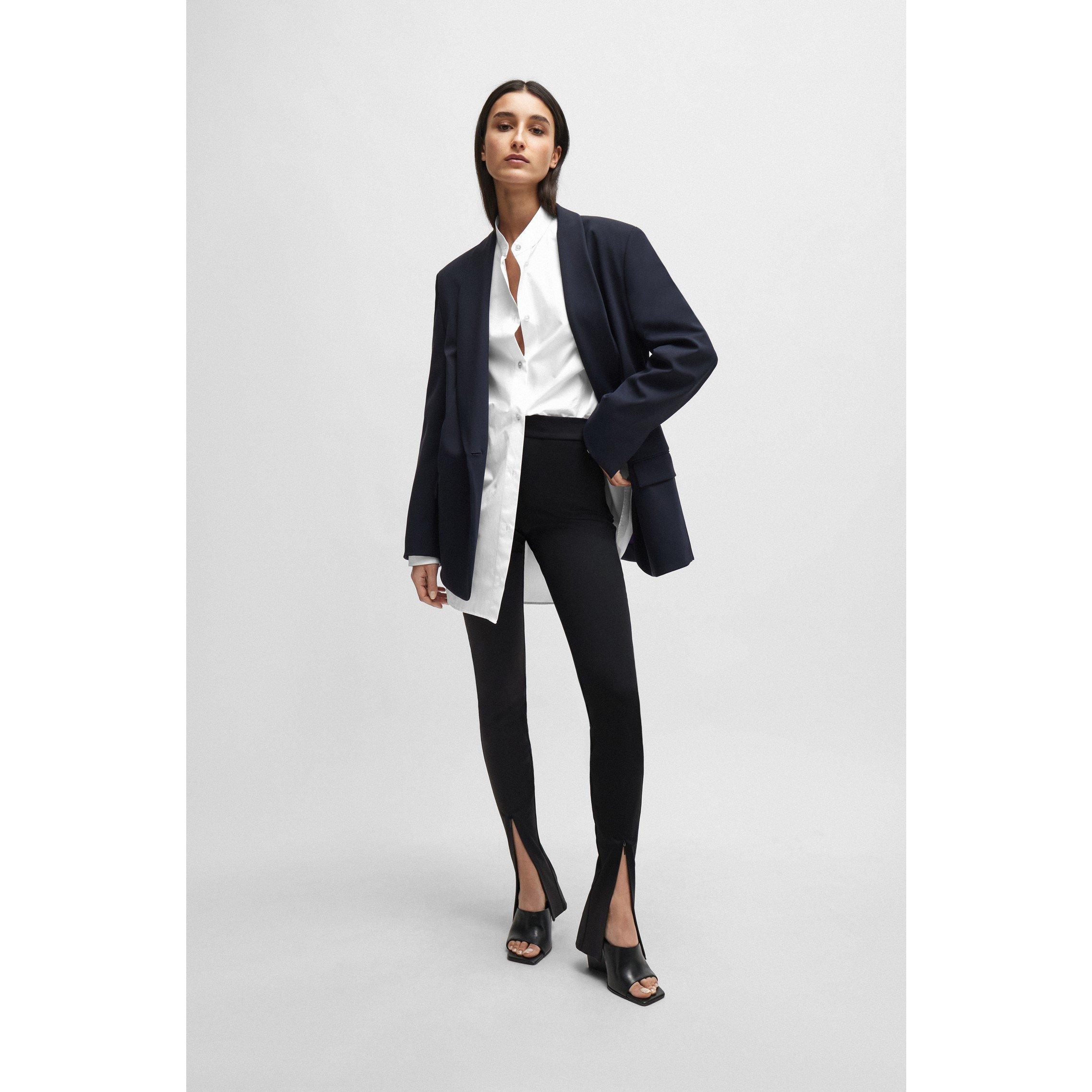 White - Boss - Boltera Long-Sleeve Blouse - 2