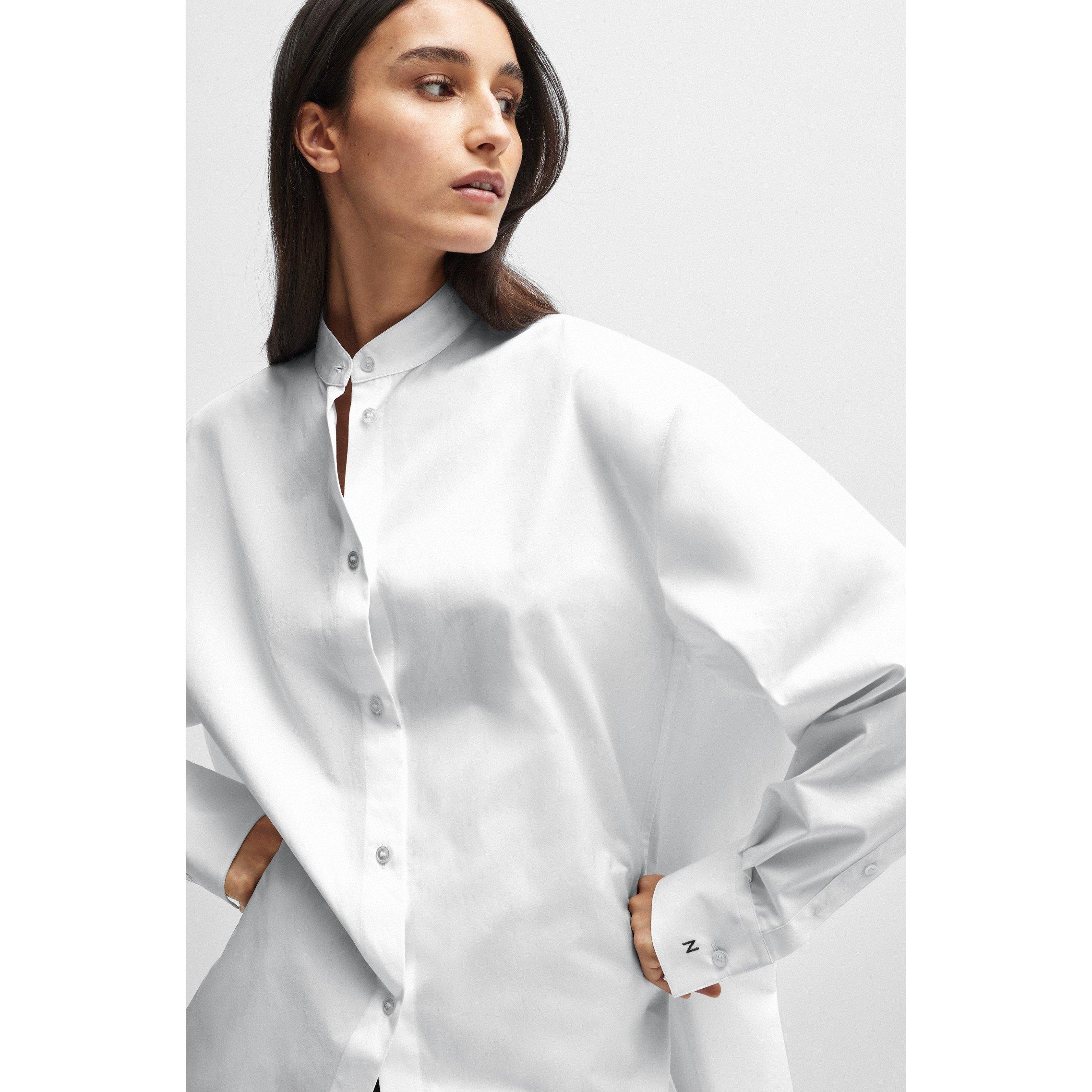 White - Boss - Boltera Long-Sleeve Blouse - 4