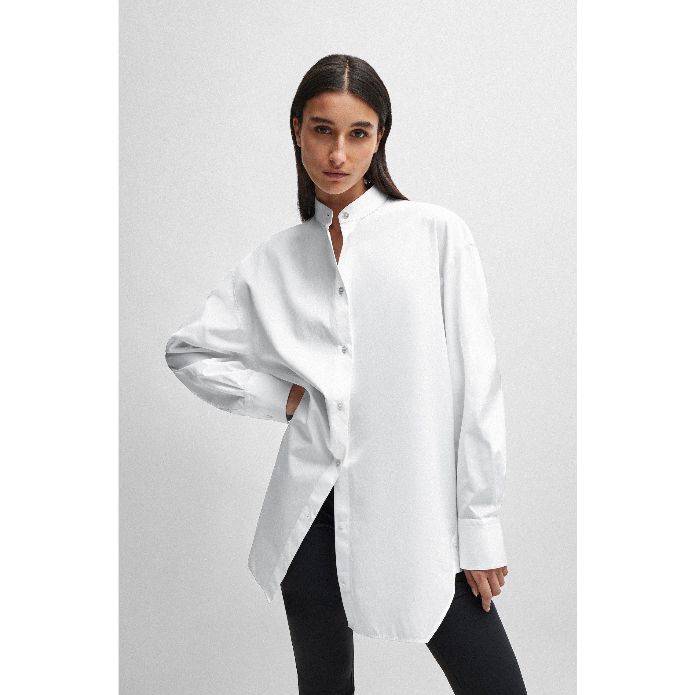 White - Boss - Boltera Long-Sleeve Blouse - 5