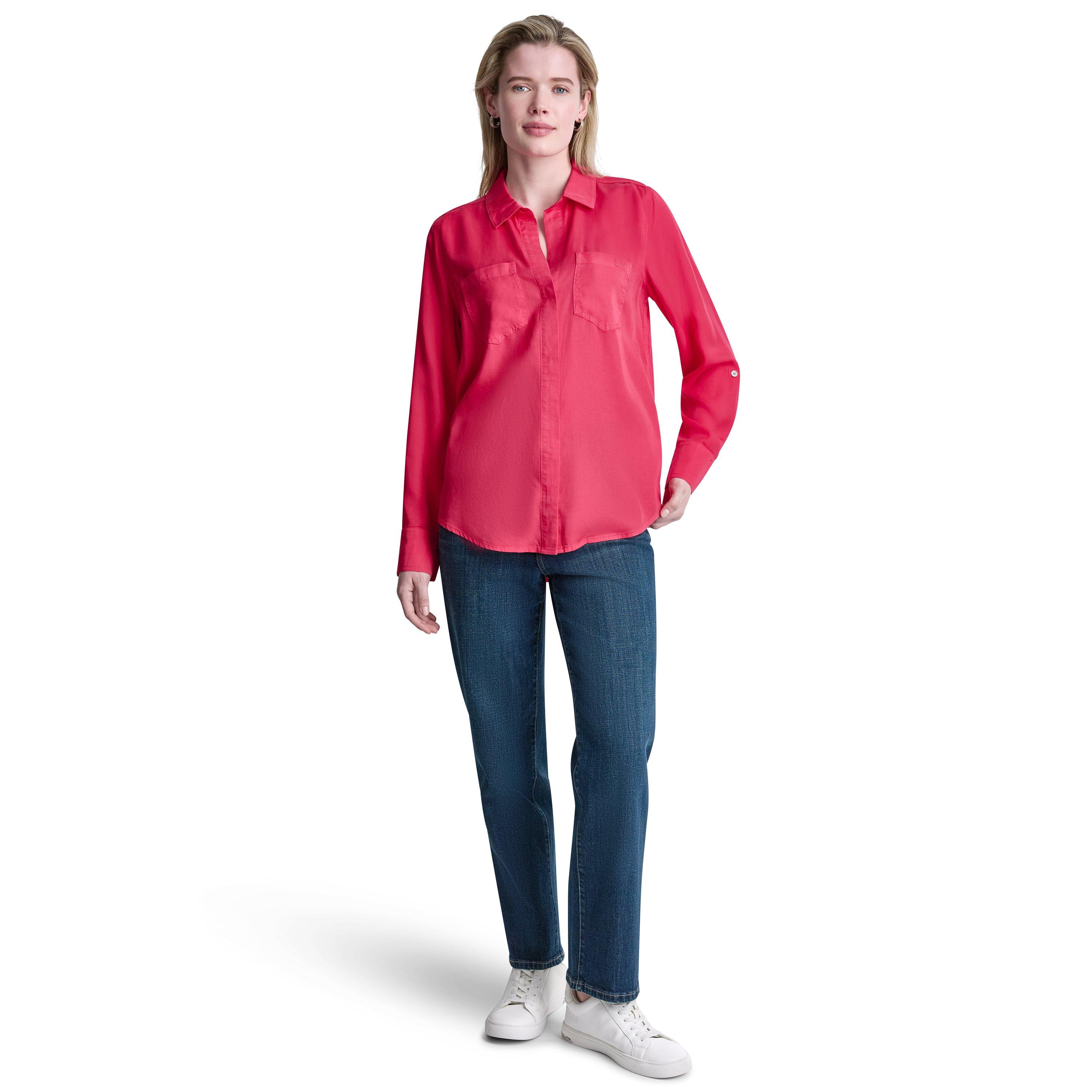 Punch - DKNY - Women's Long Sleeve Blouse - 4