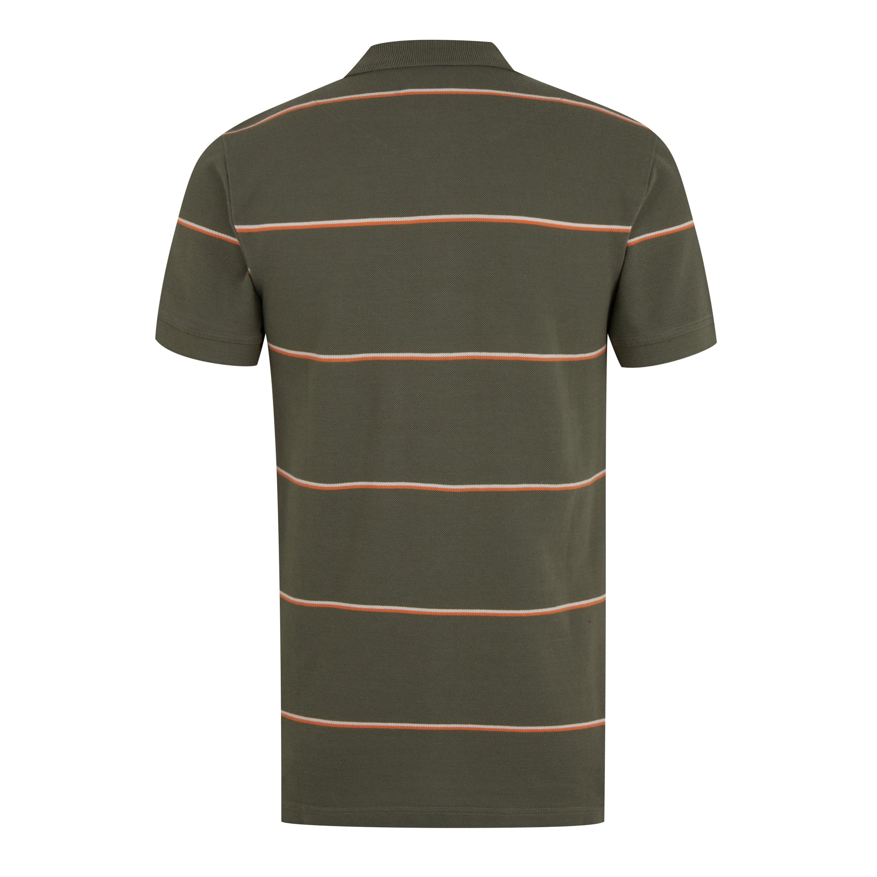 Khaki - Pretty Green - Men's Mountfield Short-Sleeve Polo Shirt - 2