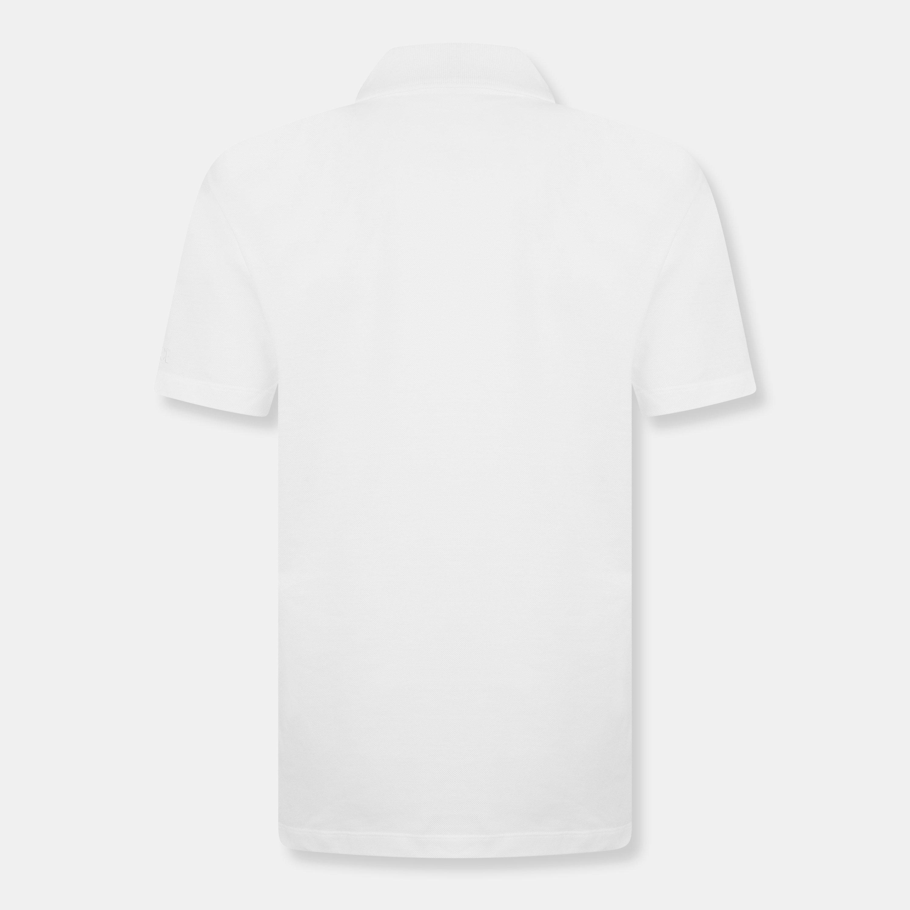 White - Versace - Men's Short-Sleeve Polo - 2