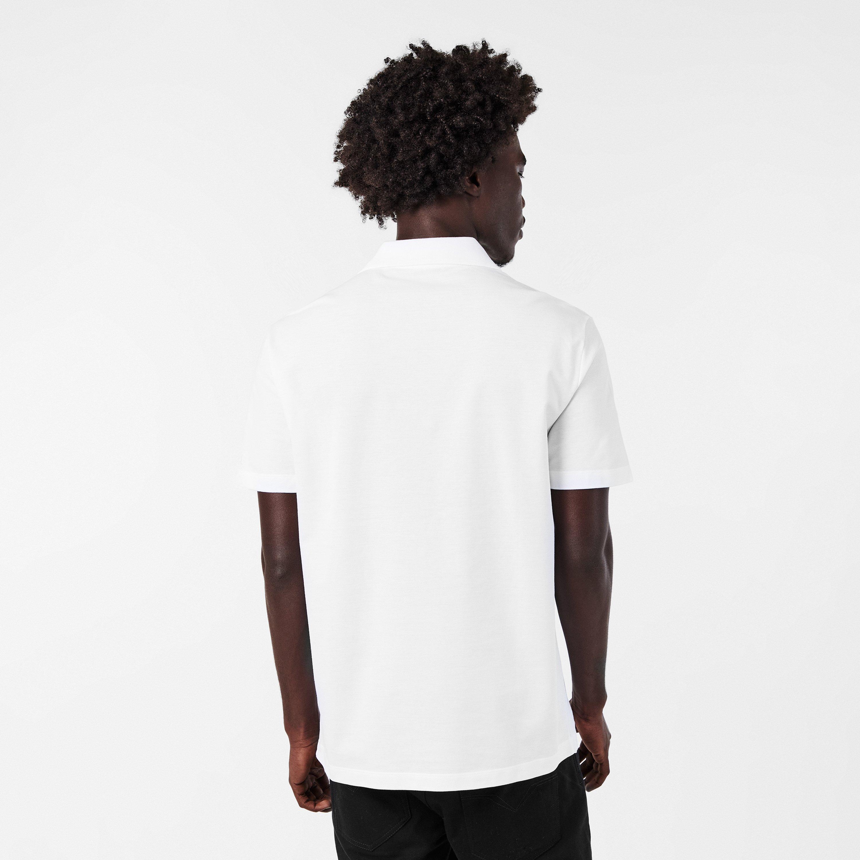 White - Versace - Men's Short-Sleeve Polo - 4
