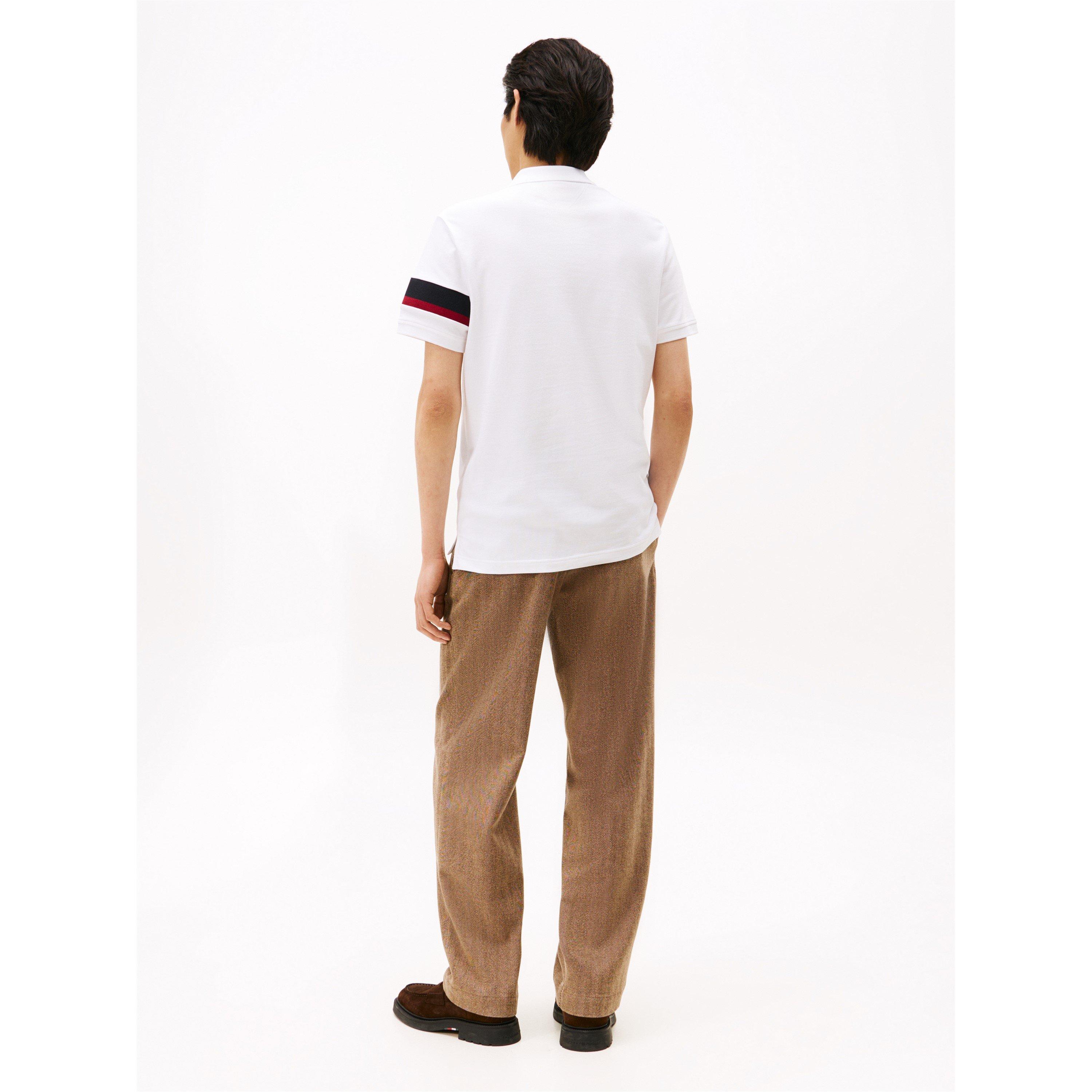 White YBR - Tommy Hilfiger - Men's Short-Sleeve Polo Shirt - 4