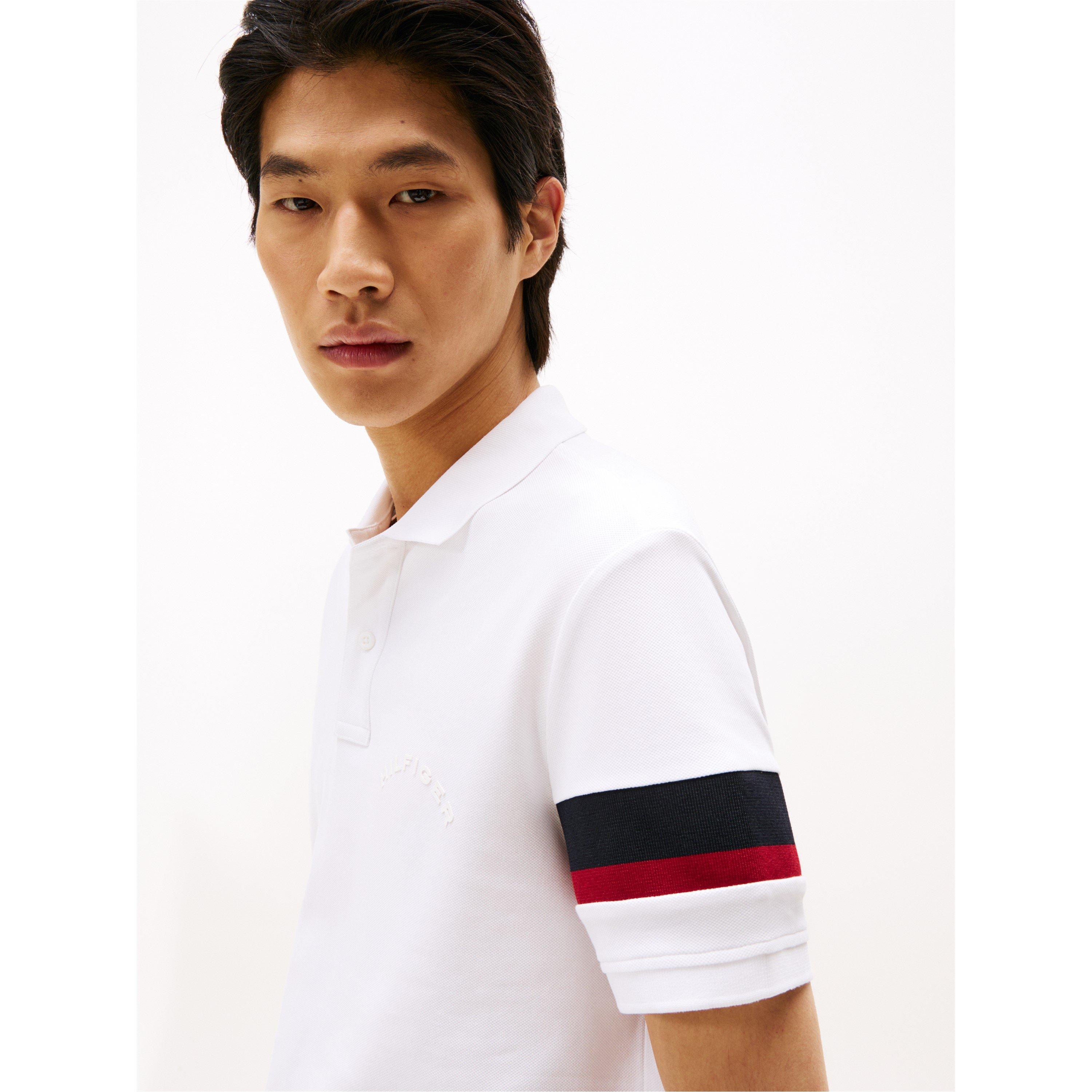 White YBR - Tommy Hilfiger - Men's Short-Sleeve Polo Shirt - 5