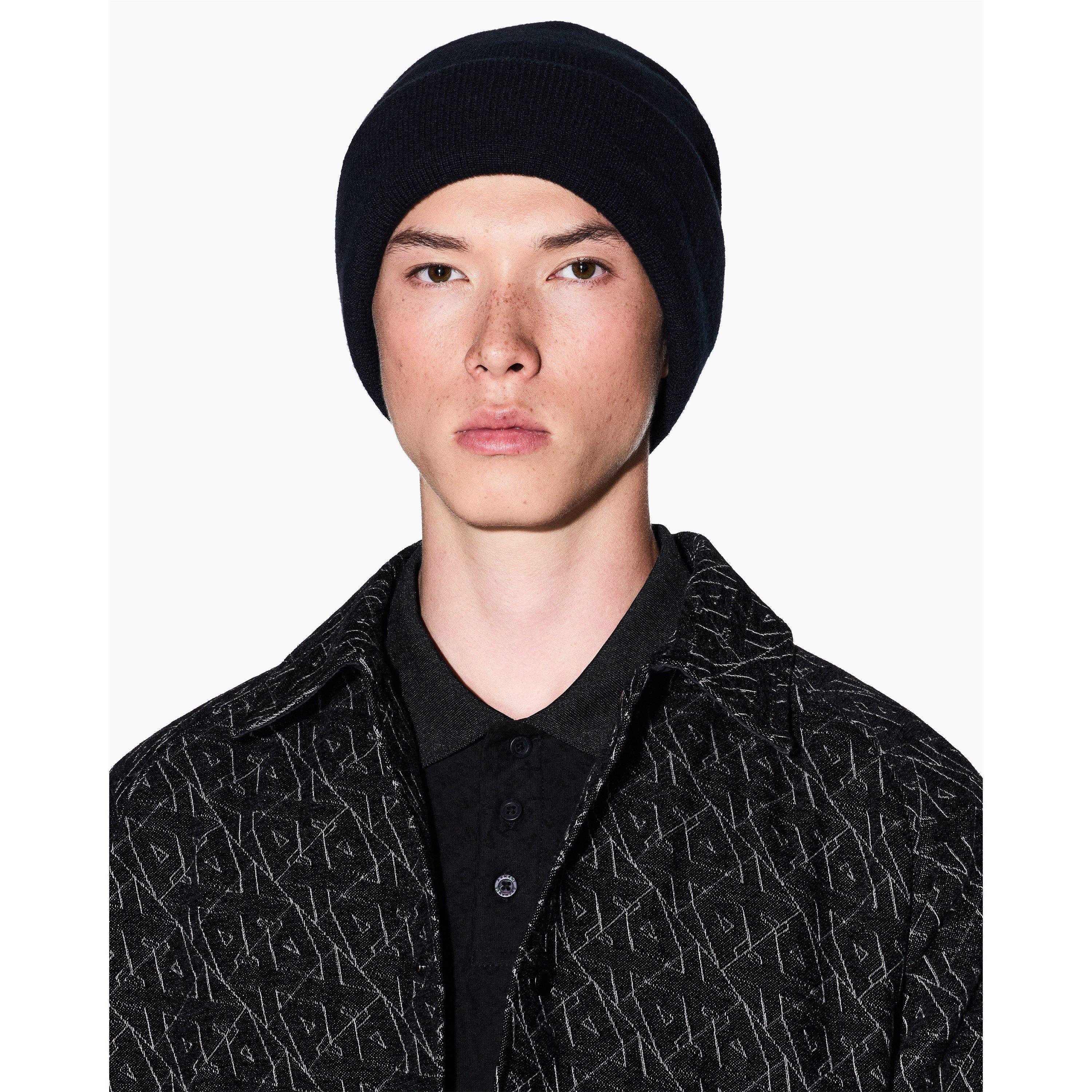 Black AOP FC022 - Armani Exchange - Men's Short-Sleeve Polo Shirt - 4