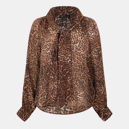 Nobodys Child Women's Goldie Long-Sleeve Blouse