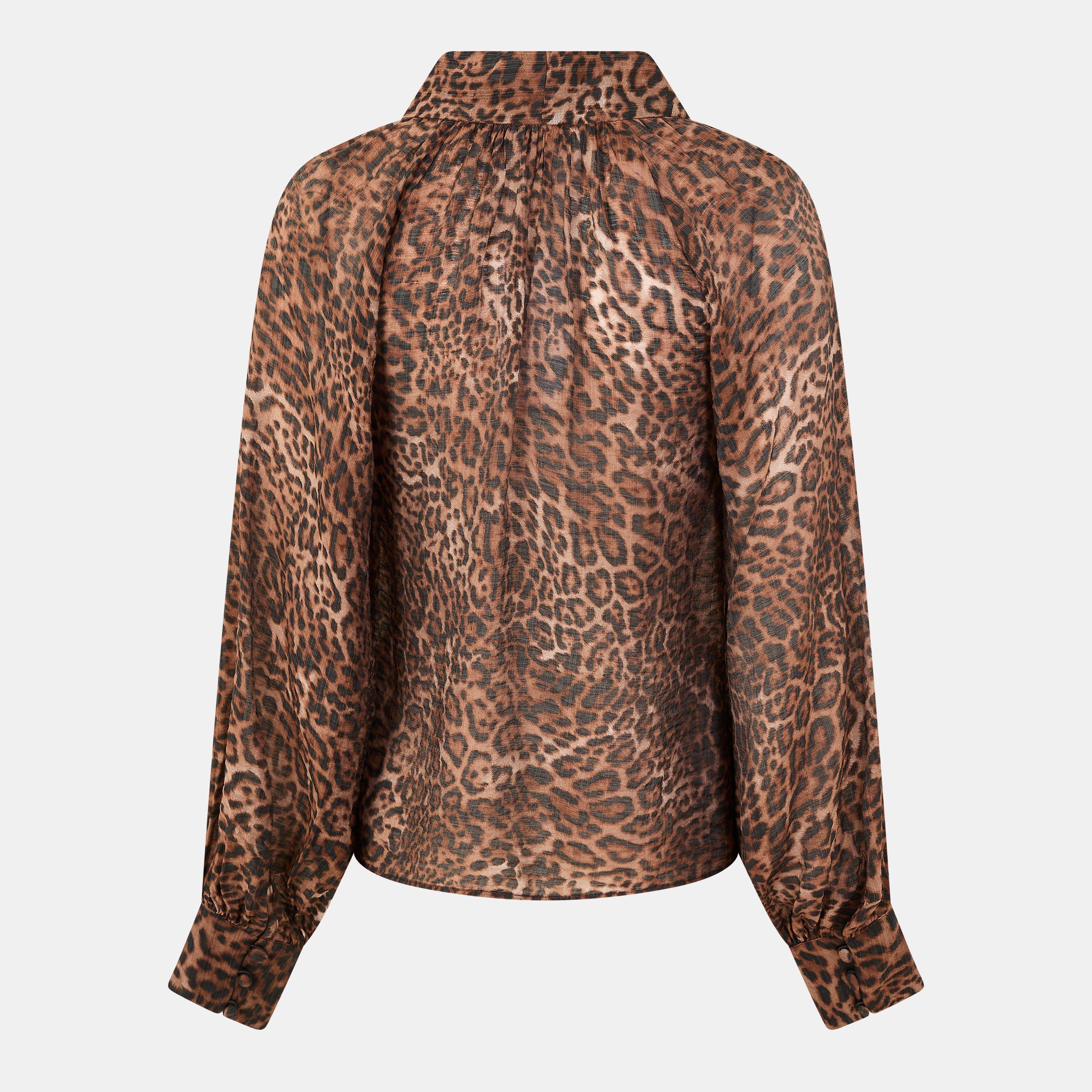 Marrone - Nobodys Child - Women's Goldie Long-Sleeve Blouse - 2