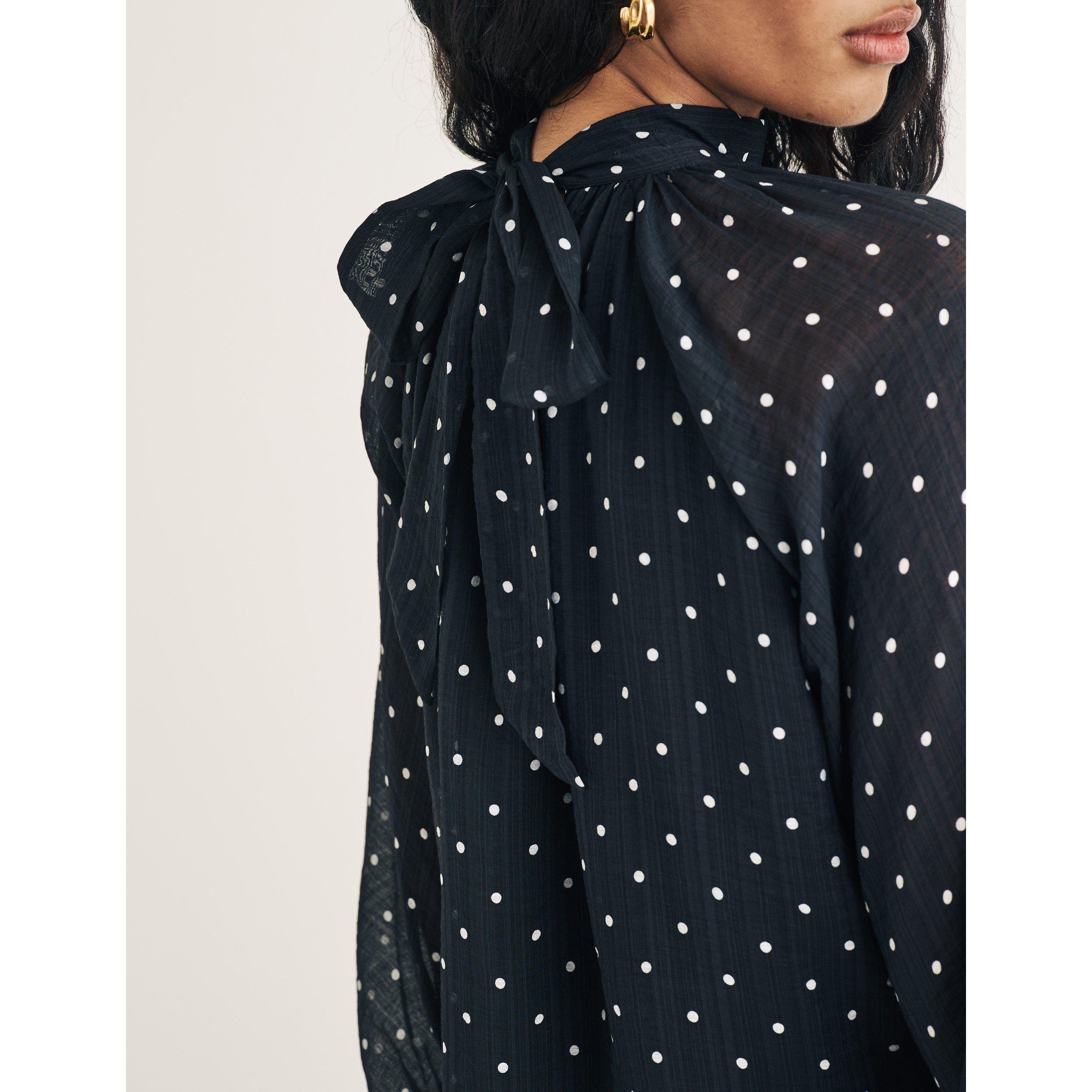 Black - Nobodys Child - Women's Celeste Long-Sleeve Blouse - 3