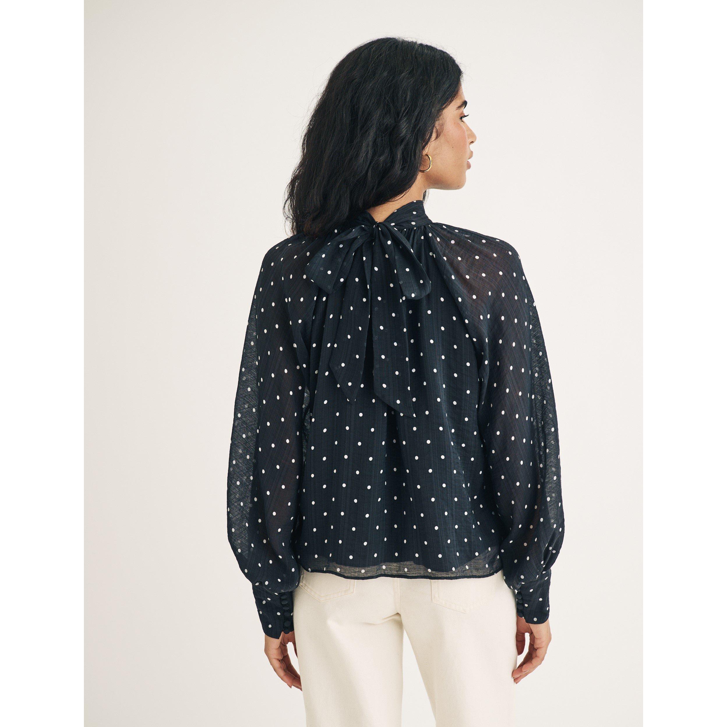 Black - Nobodys Child - Women's Celeste Long-Sleeve Blouse - 4