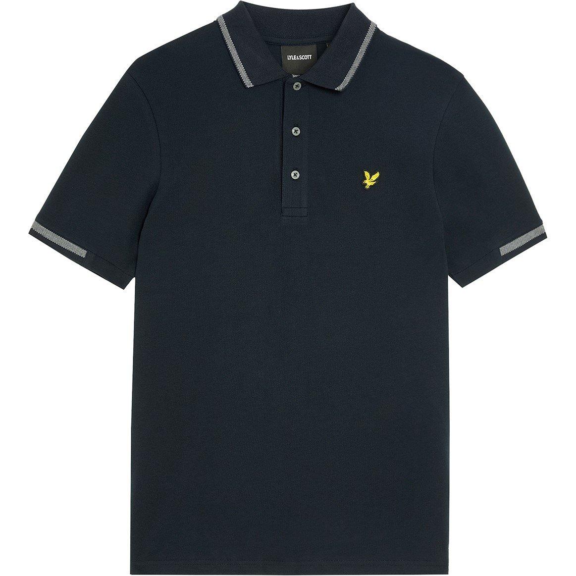 мъжко 's Tipped Cotton Short Sleeve Polo Shirt