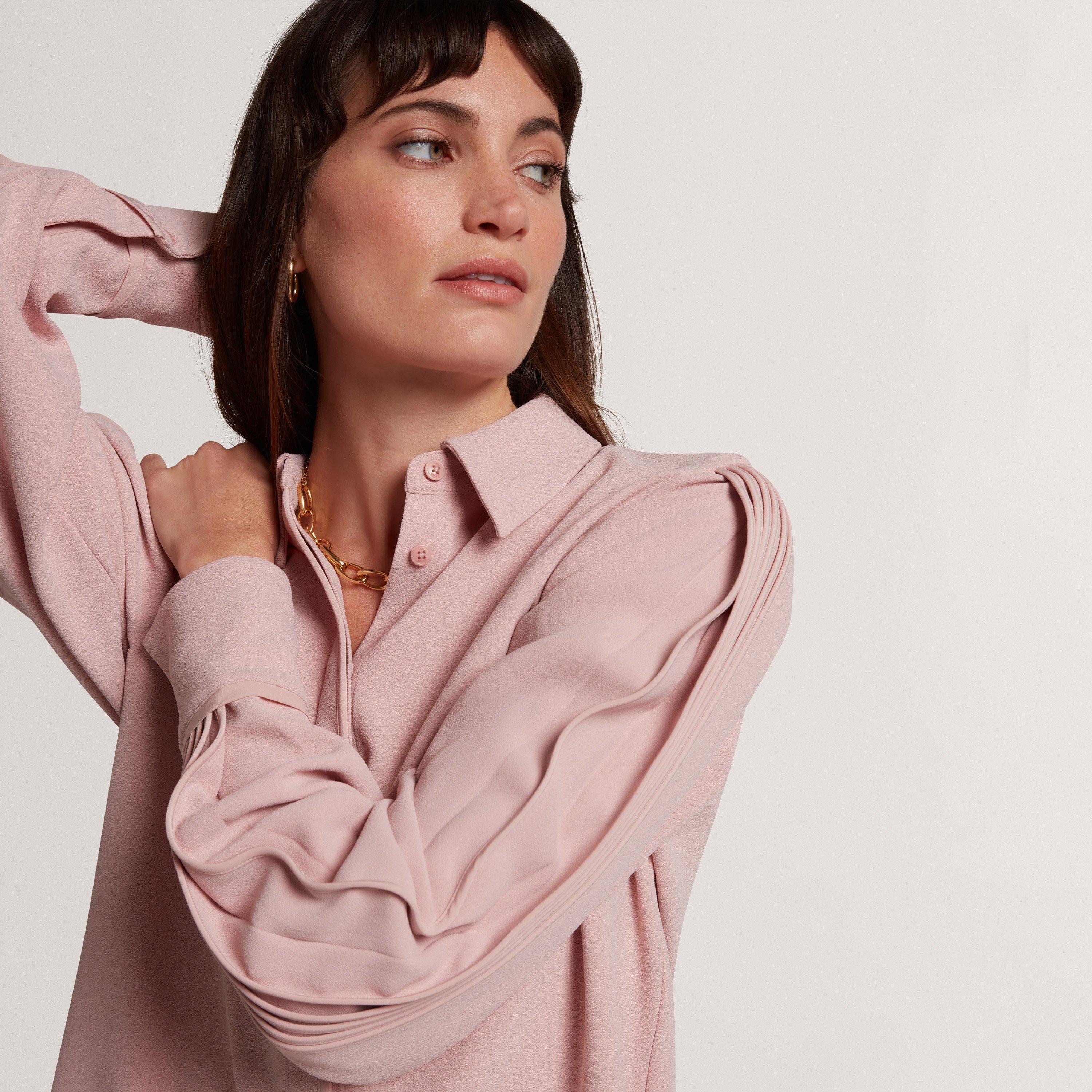 Dusky-Pink - Ted Baker - Ted LSlv Shirt Ld62 - 4