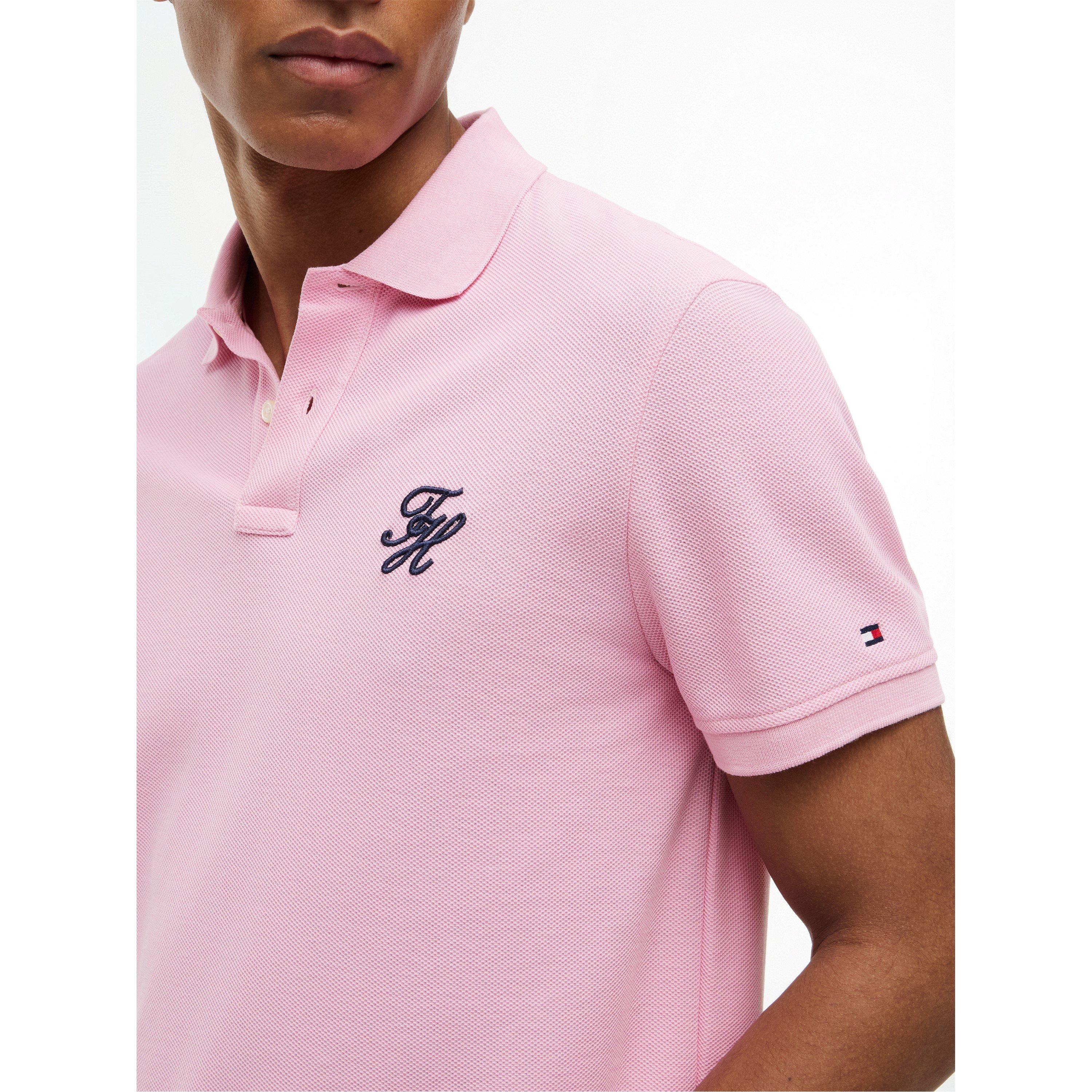 Classic Pink - Tommy Hilfiger - Tommy ScriptReg Polo Sn63 - 3