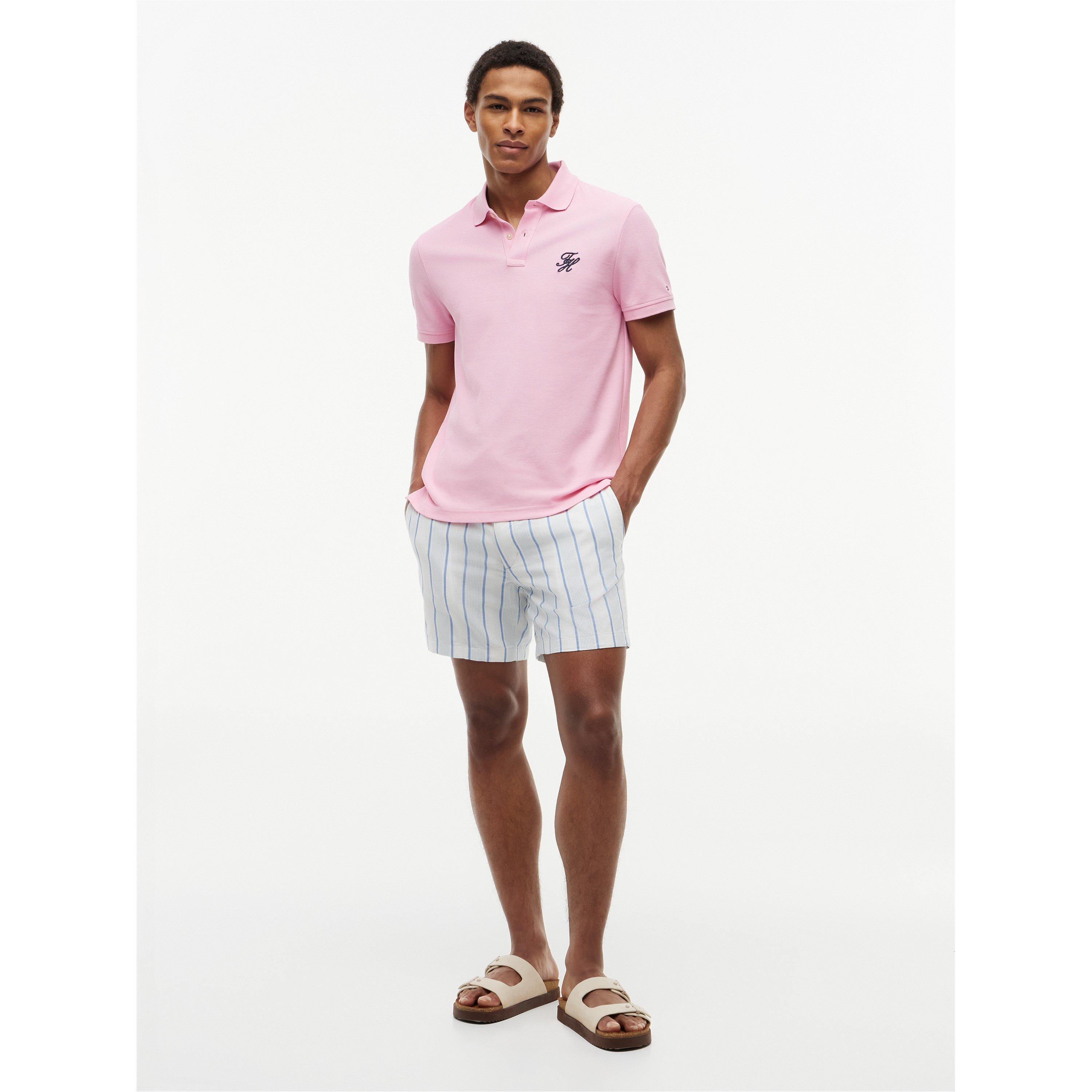Classic Pink - Tommy Hilfiger - Tommy ScriptReg Polo Sn63 - 4