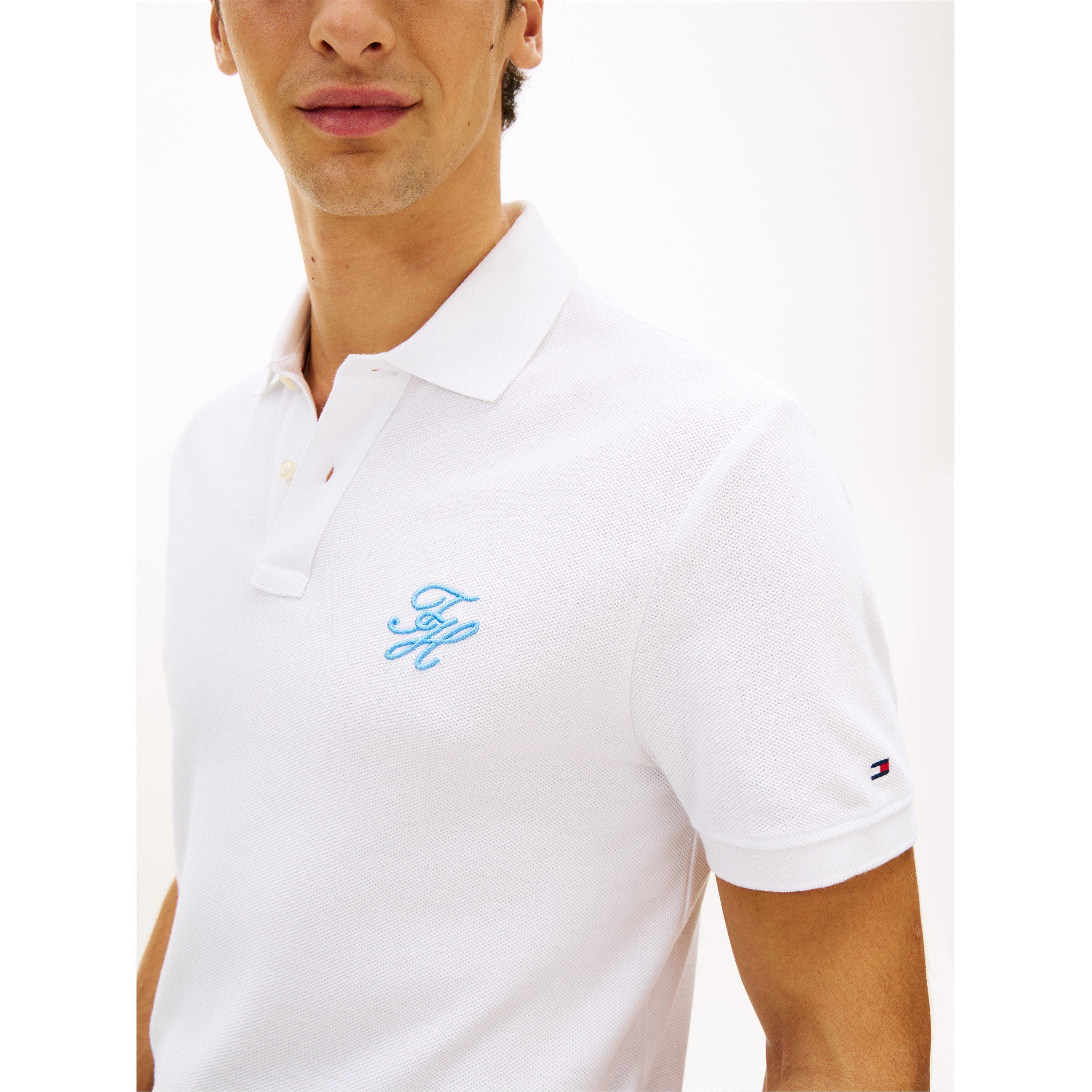 White - Tommy Hilfiger - Tommy ScriptReg Polo Sn63 - 3