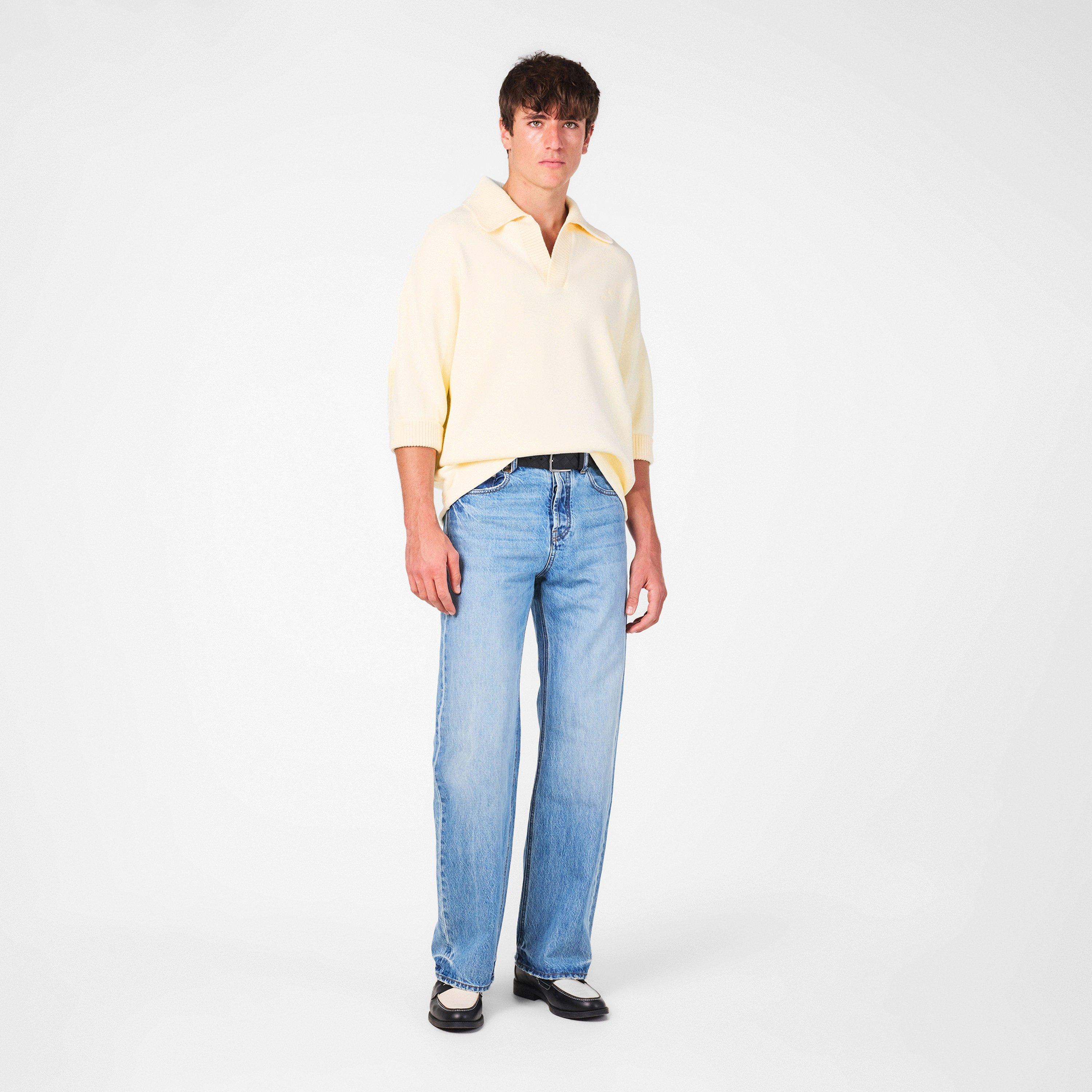 Beige - Jacquemus - Men's Short-Sleeve Polo - 6