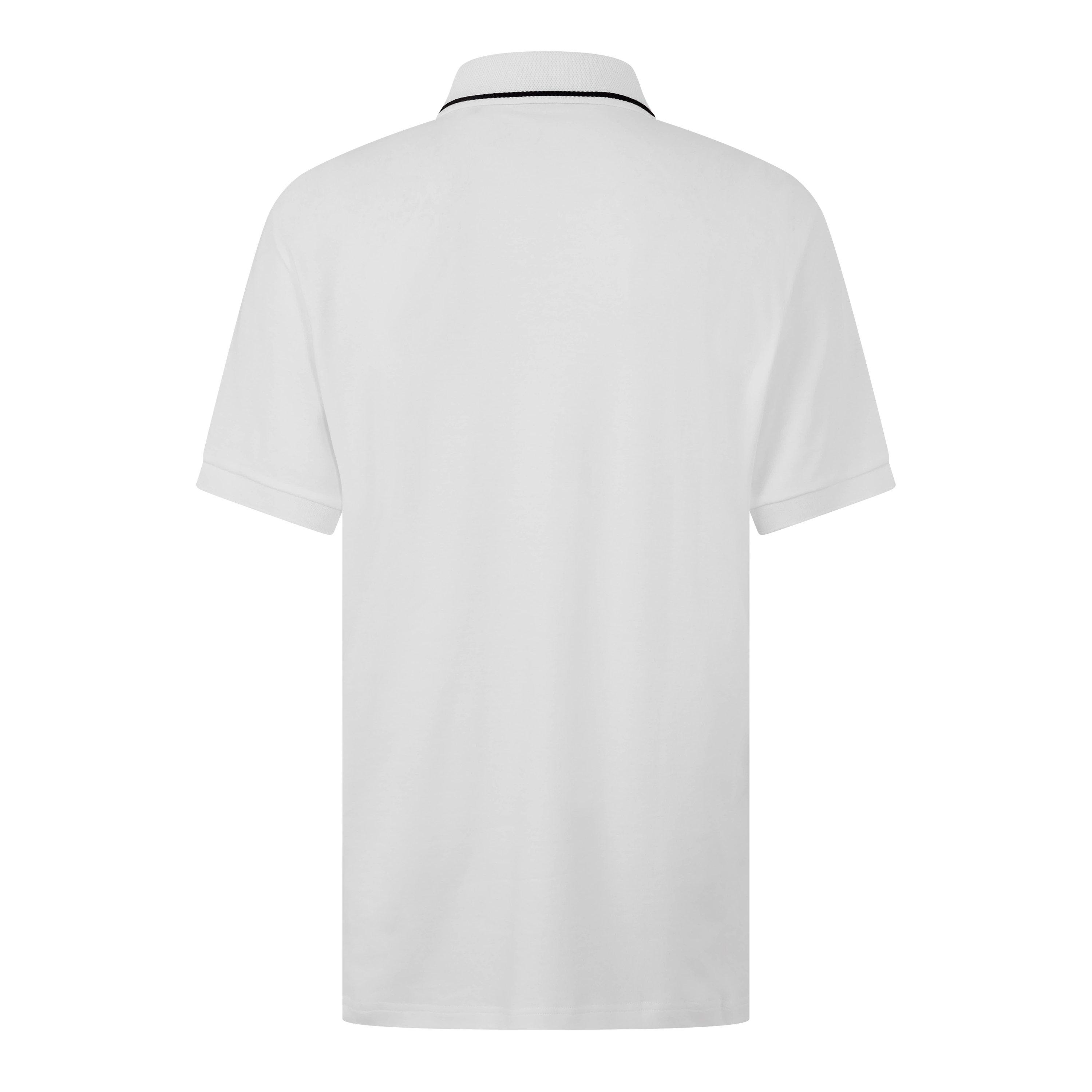 White - Boss - Men's Join Paddy Short-Sleeve Cotton Slim-Fit Polo Shirt - 2