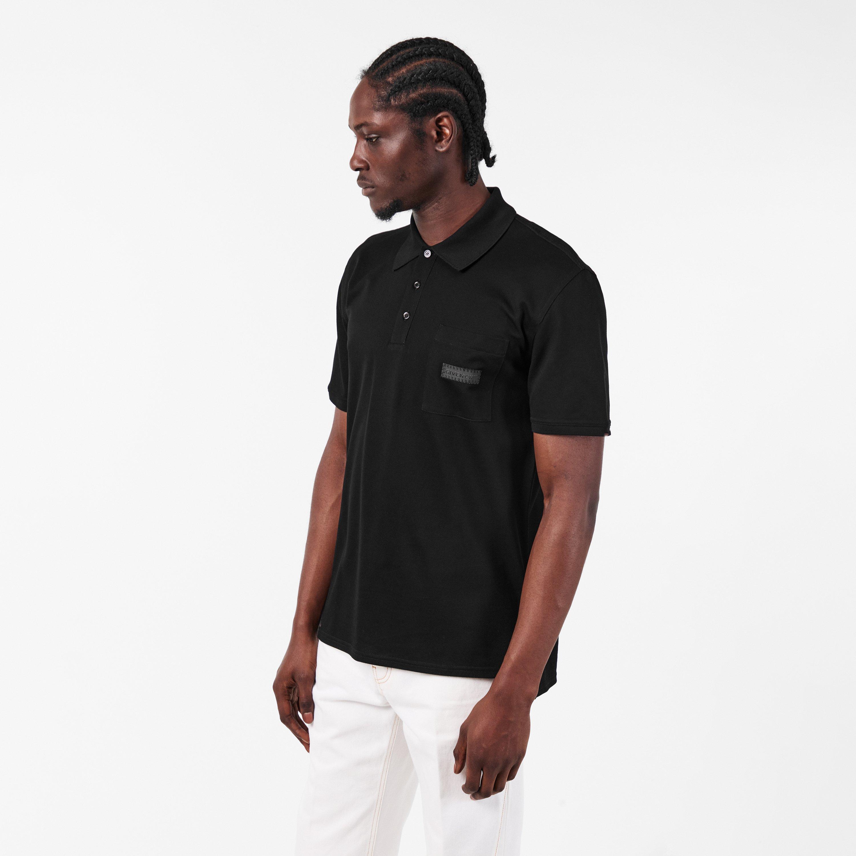Black - GIVENCHY - Men's Short-Sleeve Polos - 3