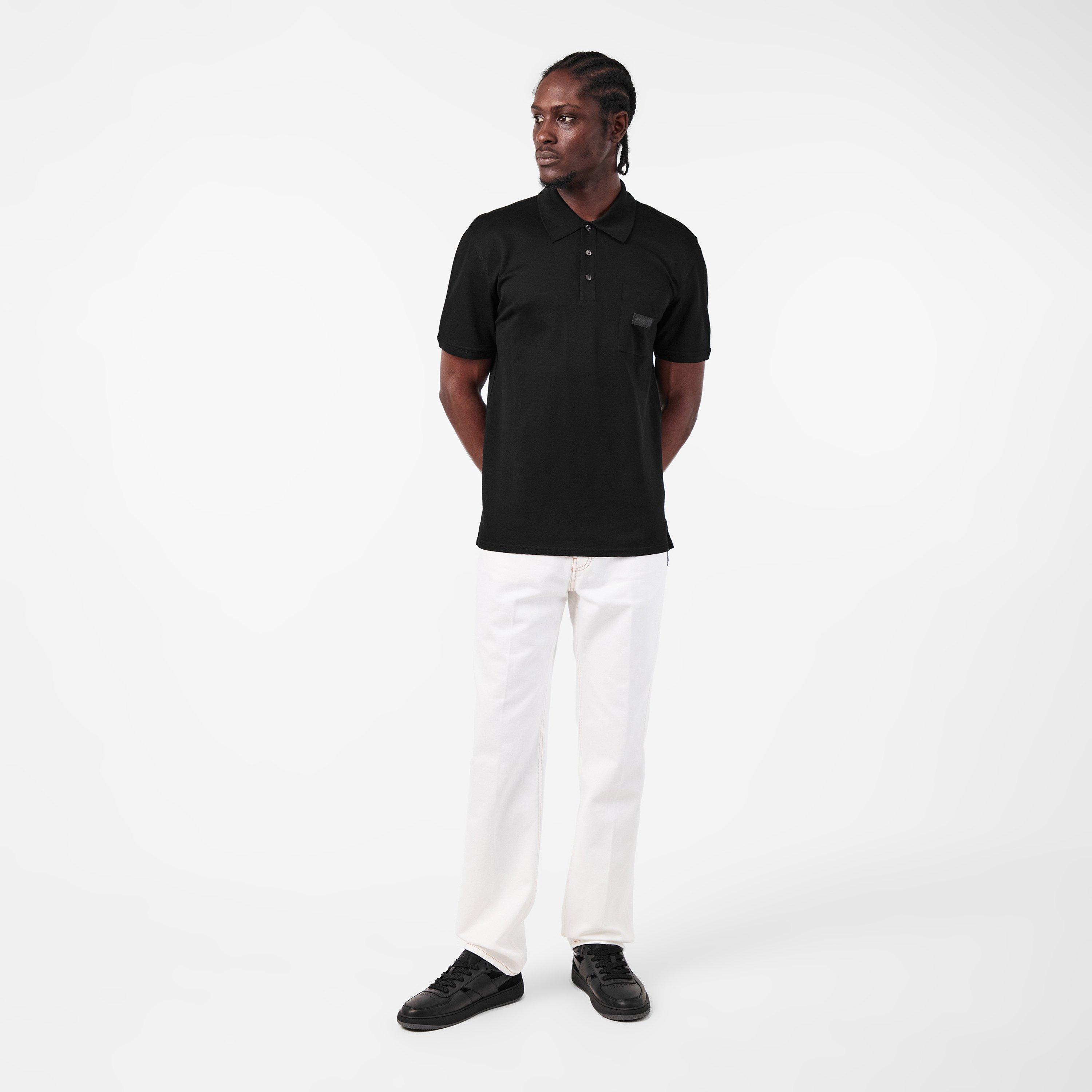 Black - GIVENCHY - Men's Short-Sleeve Polos - 6
