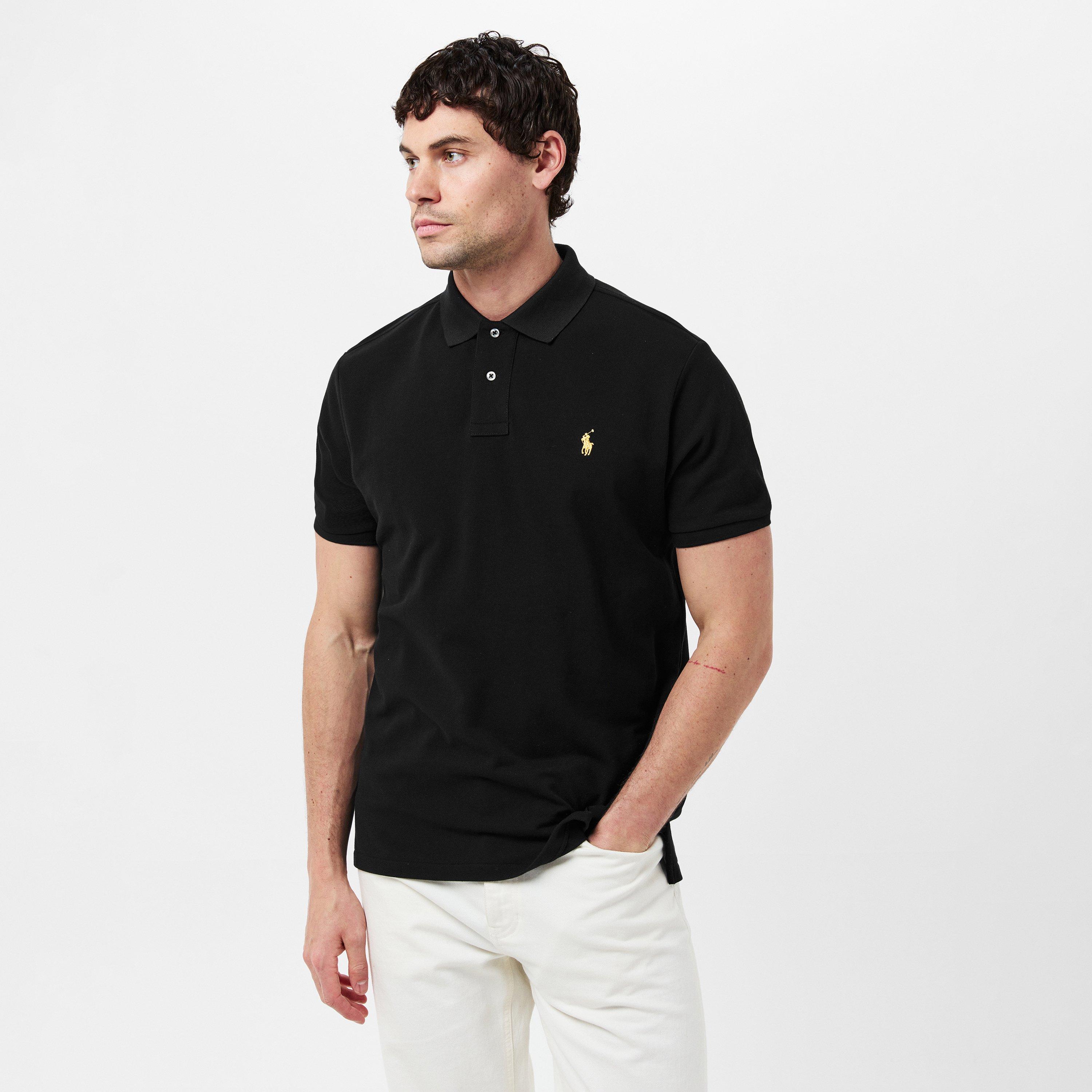 Polo Black - Polo Ralph Lauren - Men's Custom Gold Short-Sleeve Polo Shirt - 3