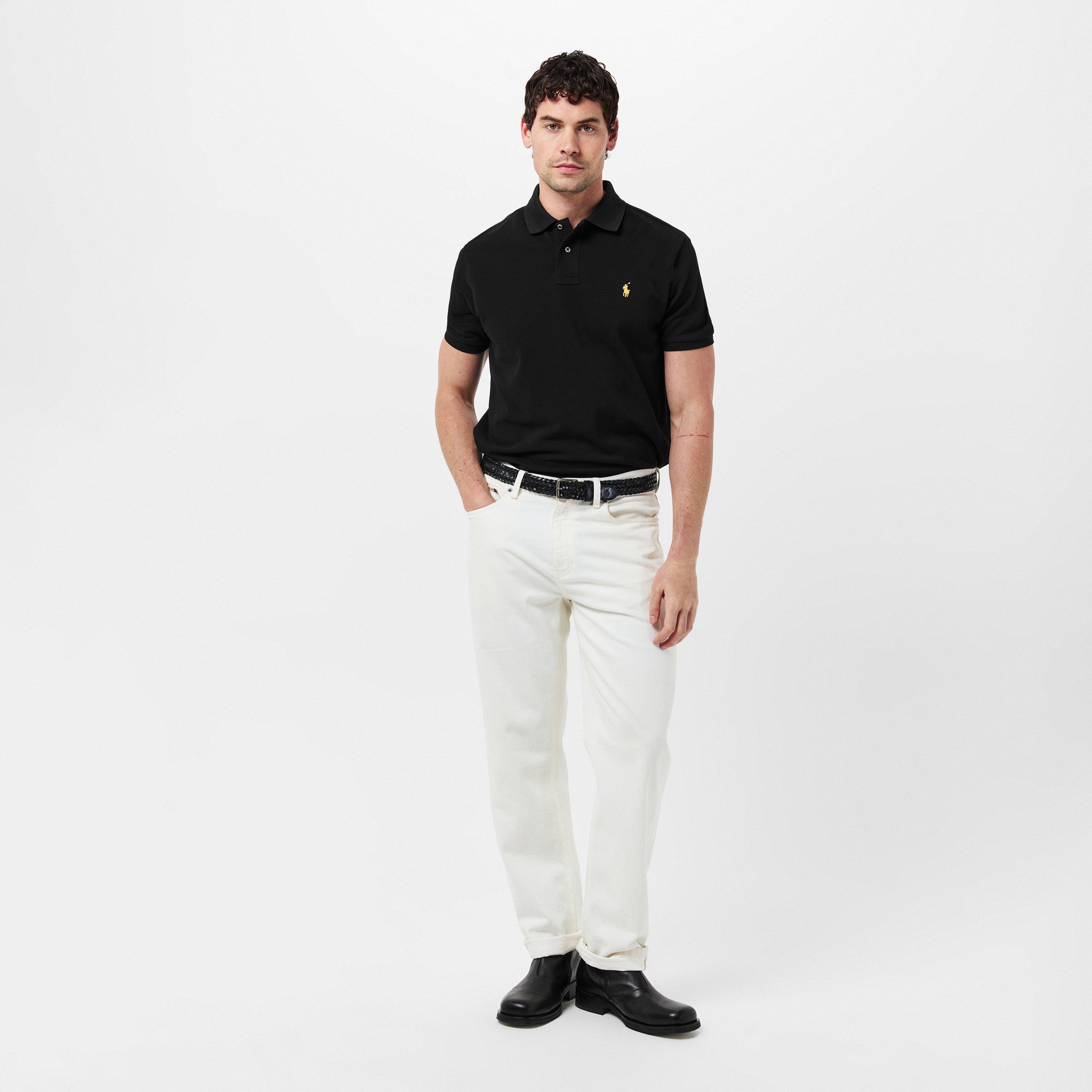 Polo Black - Polo Ralph Lauren - Men's Custom Gold Short-Sleeve Polo Shirt - 6