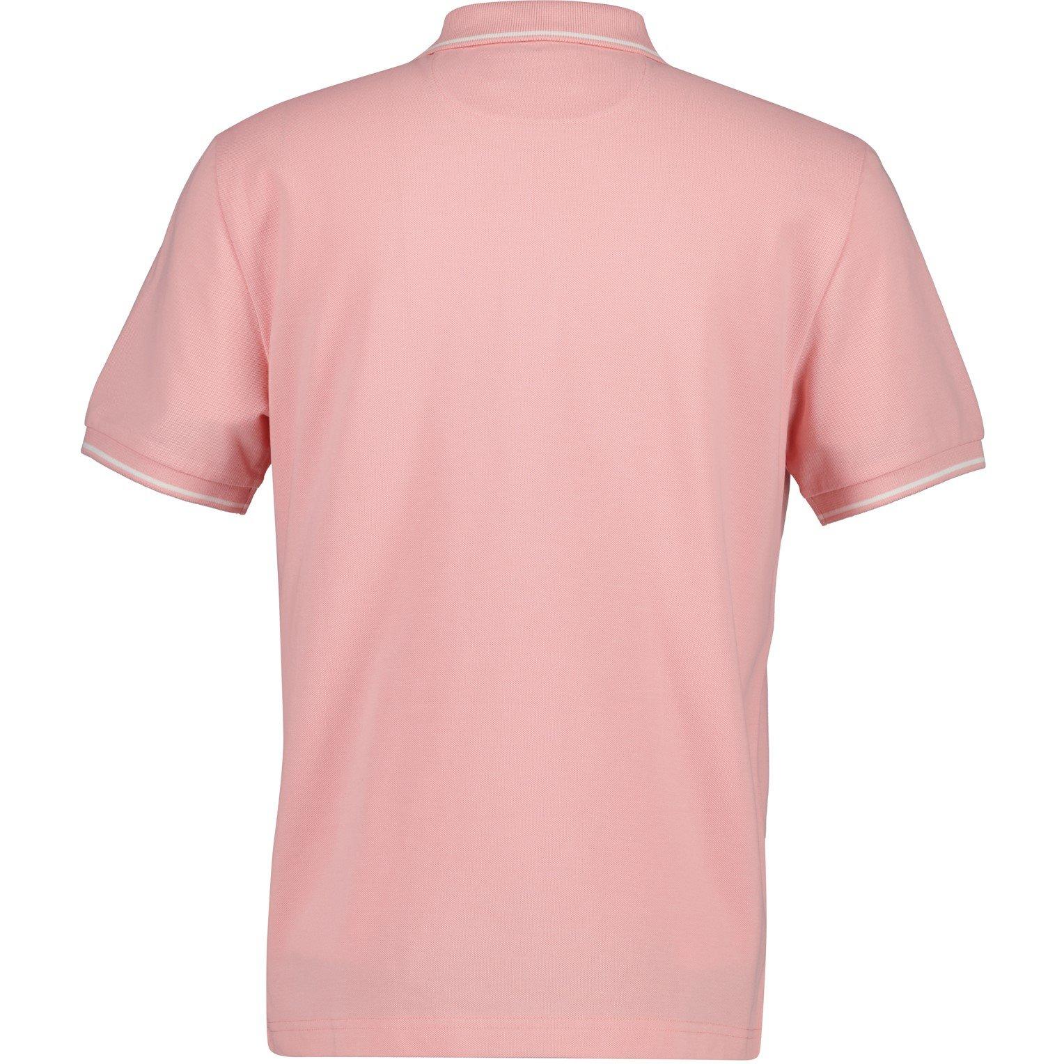 Bbblgm Pink 671 - Gant - Tipped Pique Polo Shirt - 2