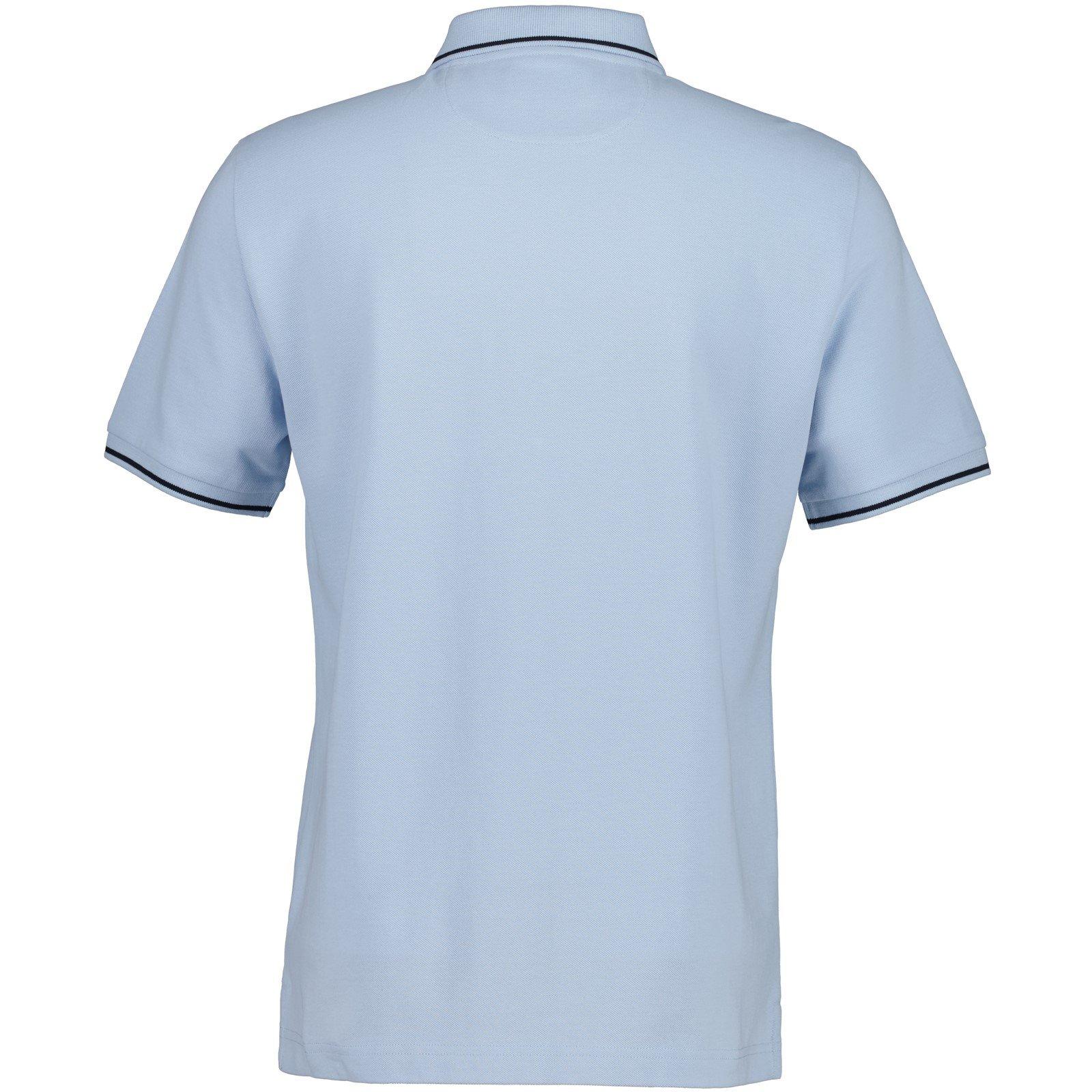 Fresh Blue 457 - Gant - Tipped Pique Polo Shirt - 2