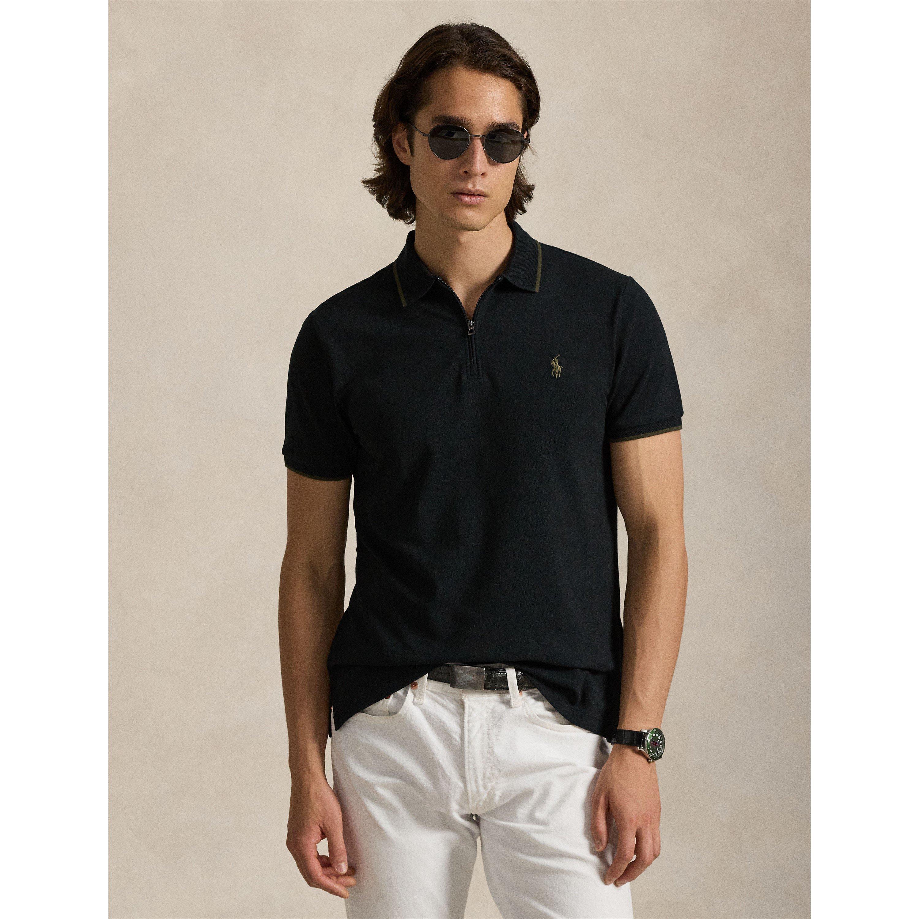 Polo Black - Polo Ralph Lauren - Men's Zipped Short Sleeve Shirt - 2