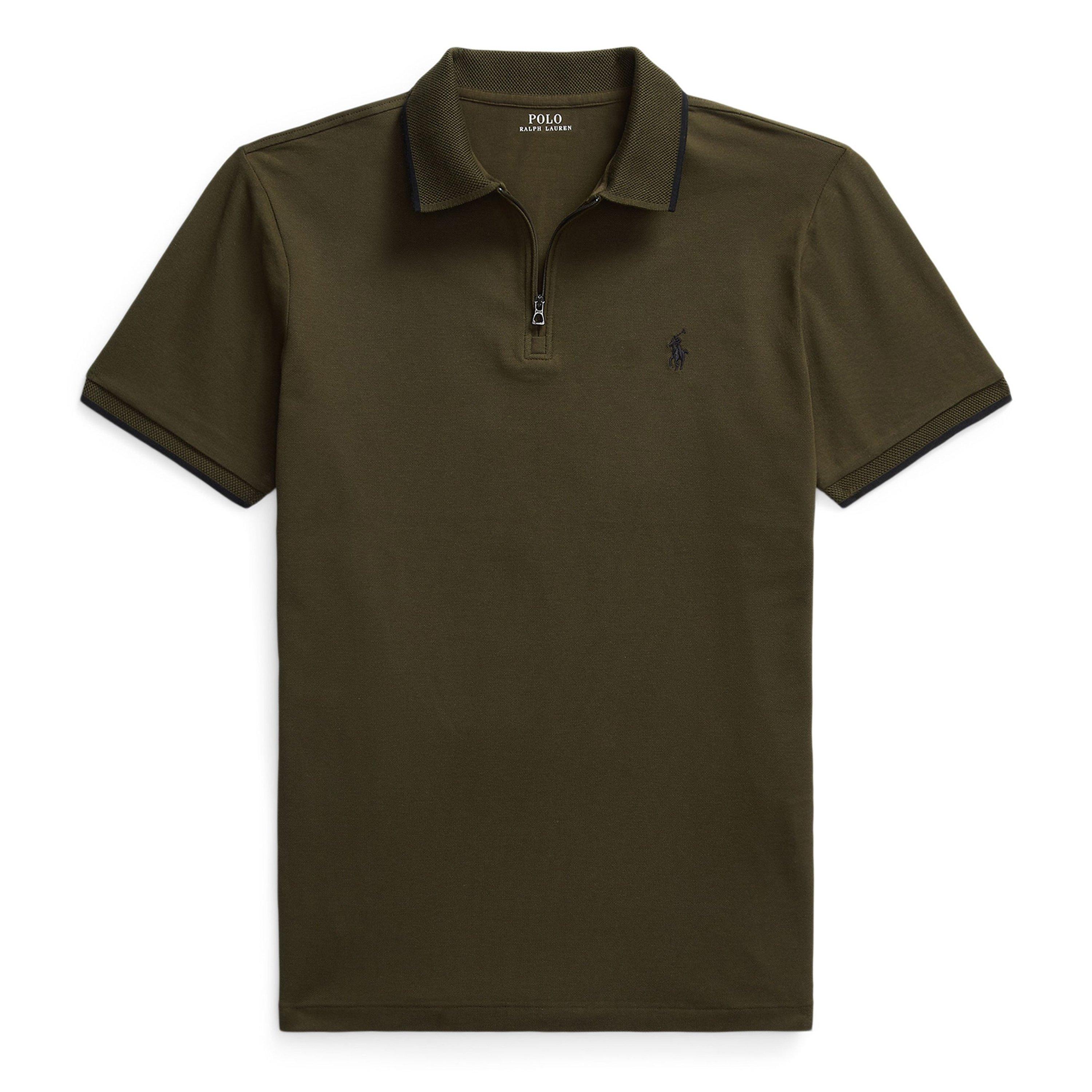 Polo Ralph Lauren Men's Zipped Short Sleeve Shirt | Flannels