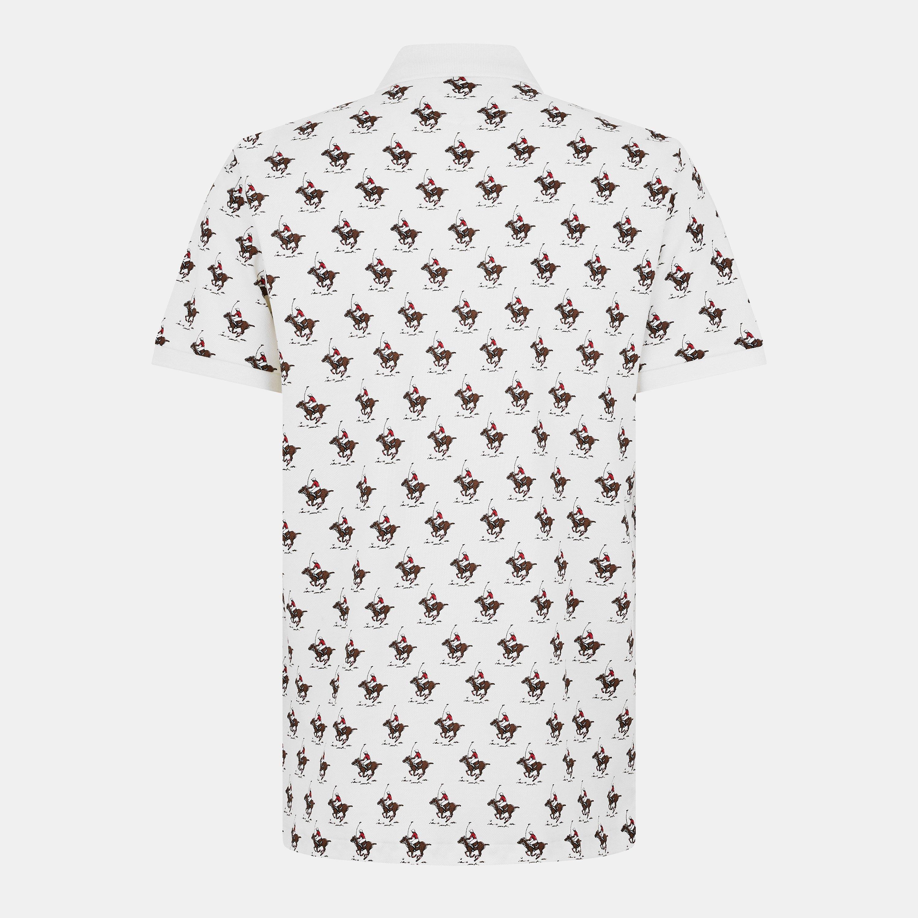 Cream Combo - Polo Ralph Lauren - Men's Horse Short-Sleeve Polo Shirt - 2