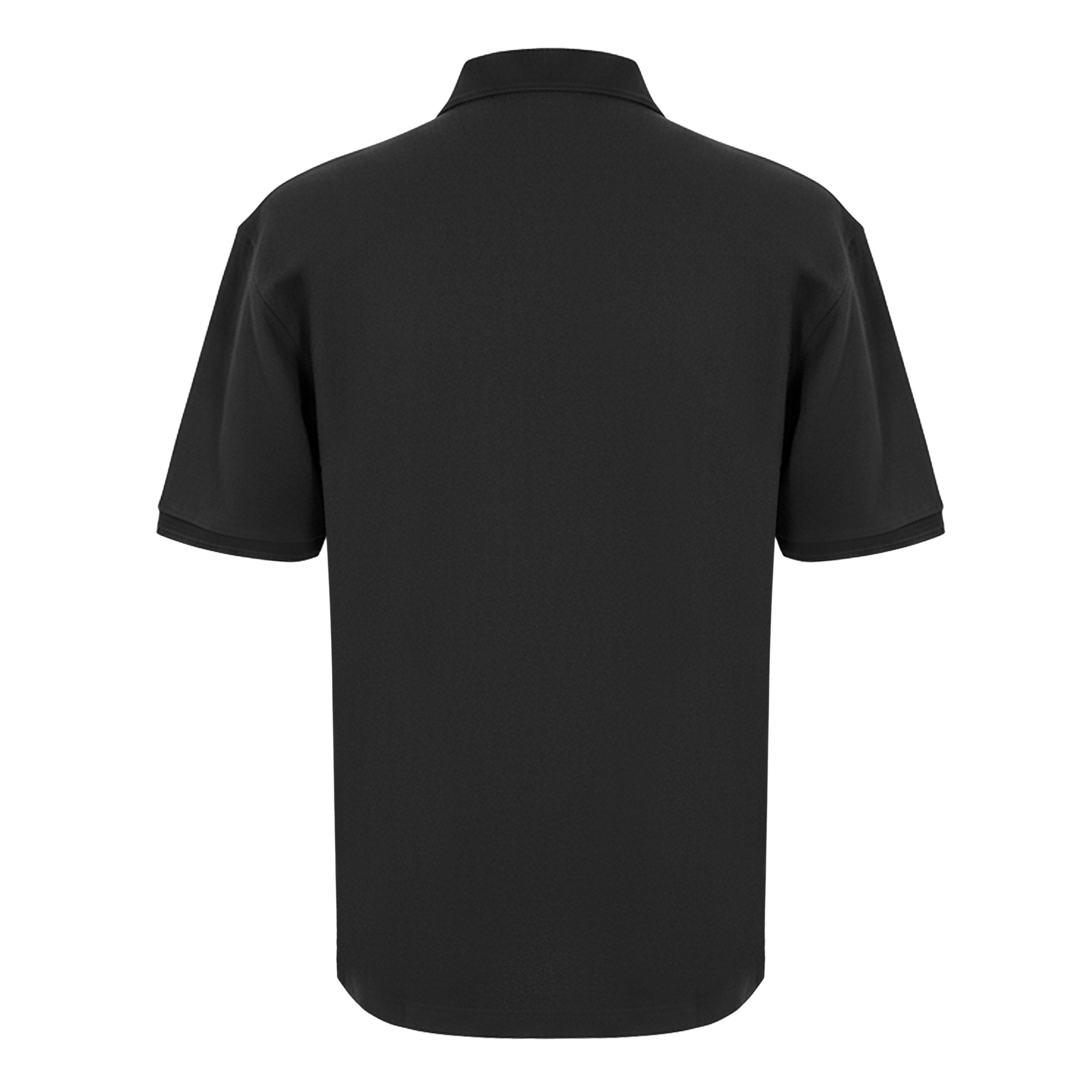Black - Hugo - Men's Delastolo Red Cotton Short Sleeve Polo Shirt - 2