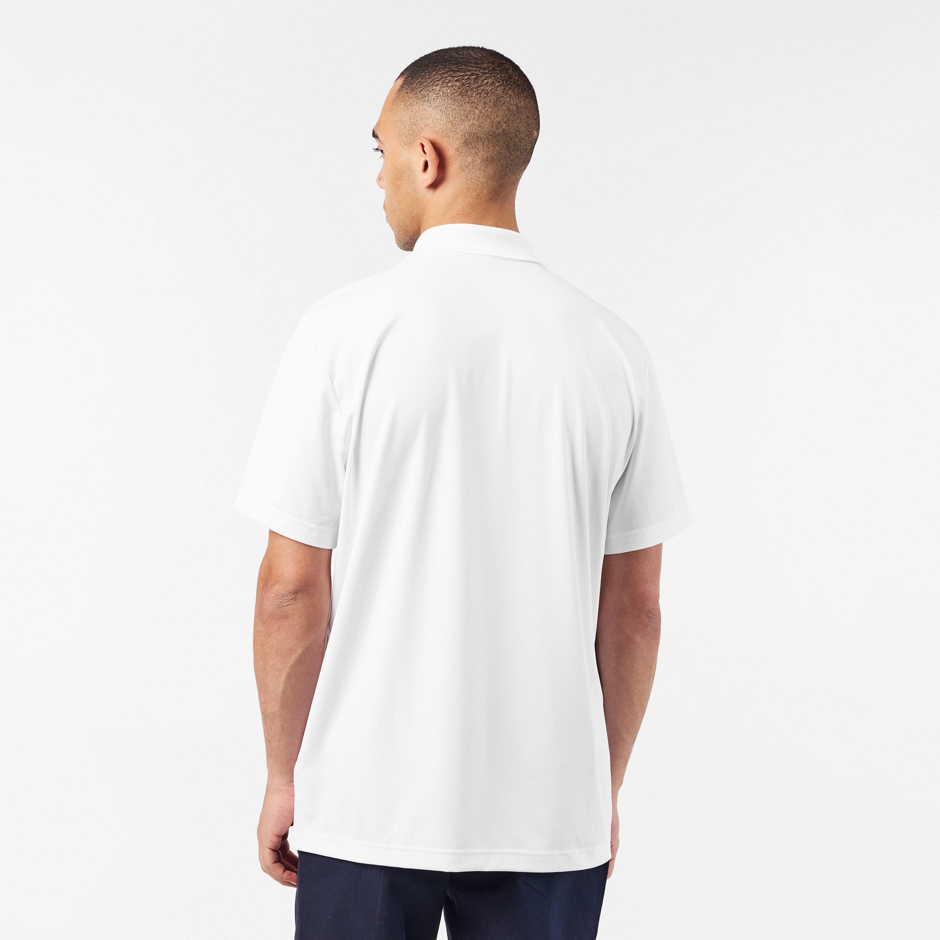 White/Navy - Lacoste - Short-Sleeve Polo Shirt - 4
