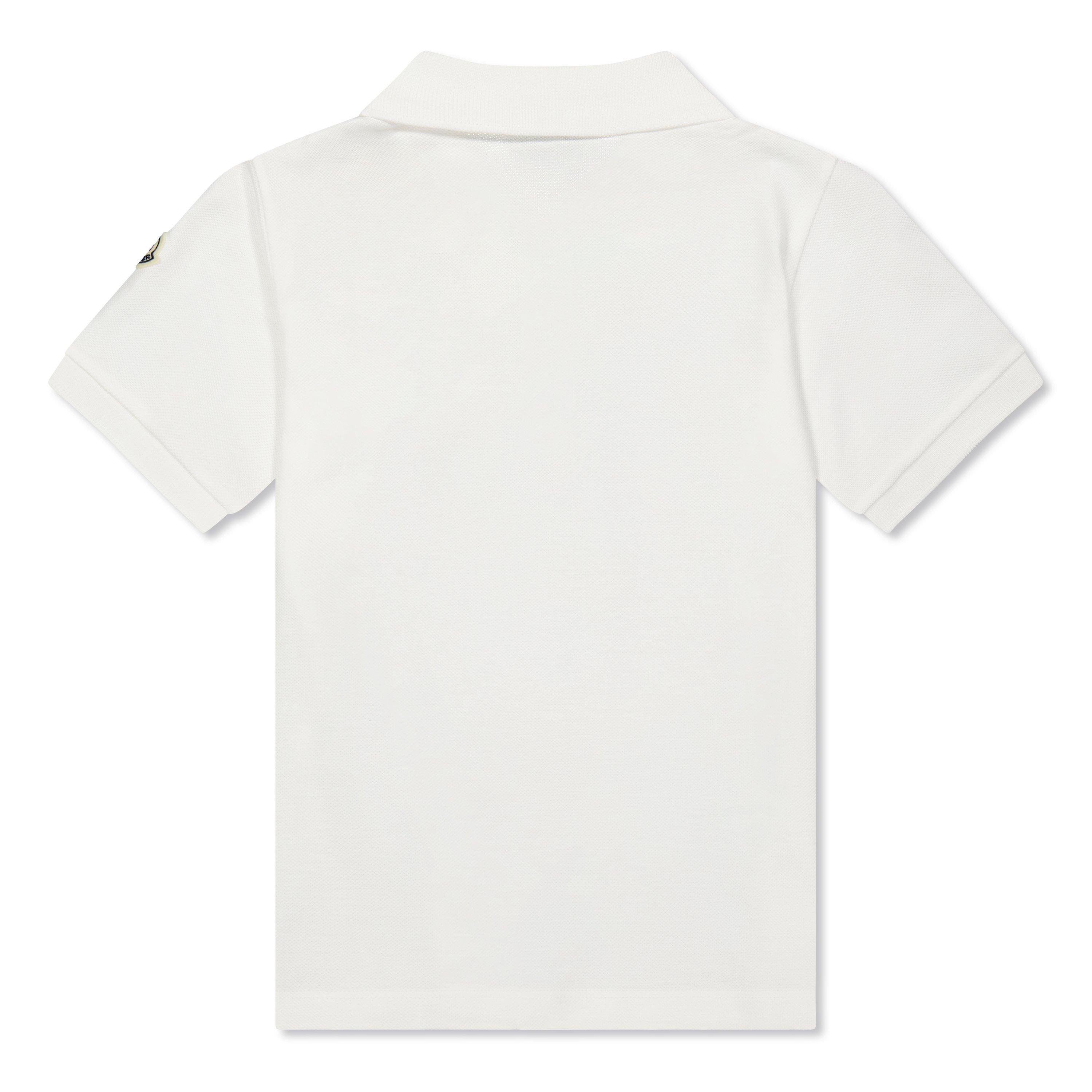 White 034 - Moncler - Logo Polo Shirt Juniors - 2