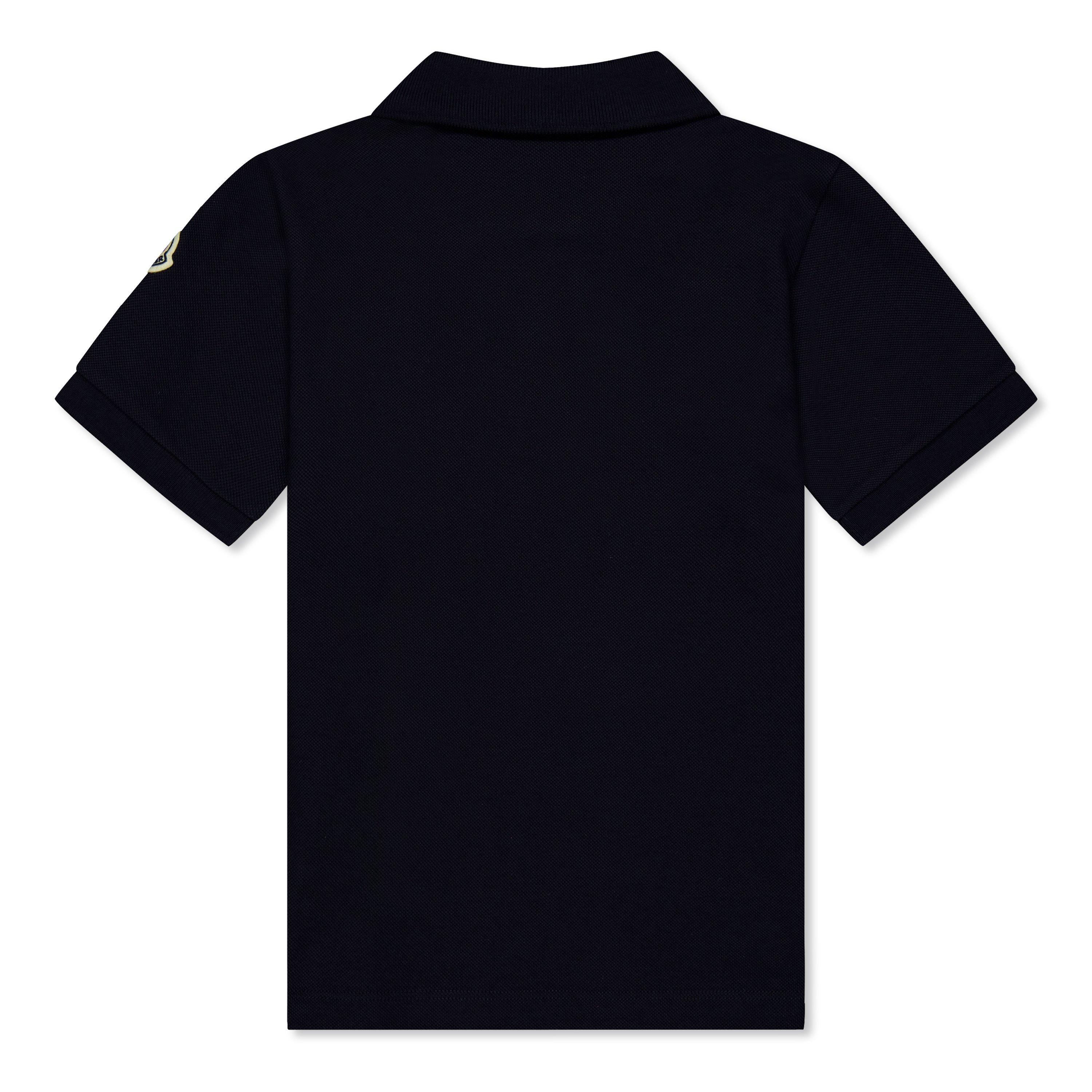 Navy 778 - Moncler - Logo Polo Shirt Juniors - 2