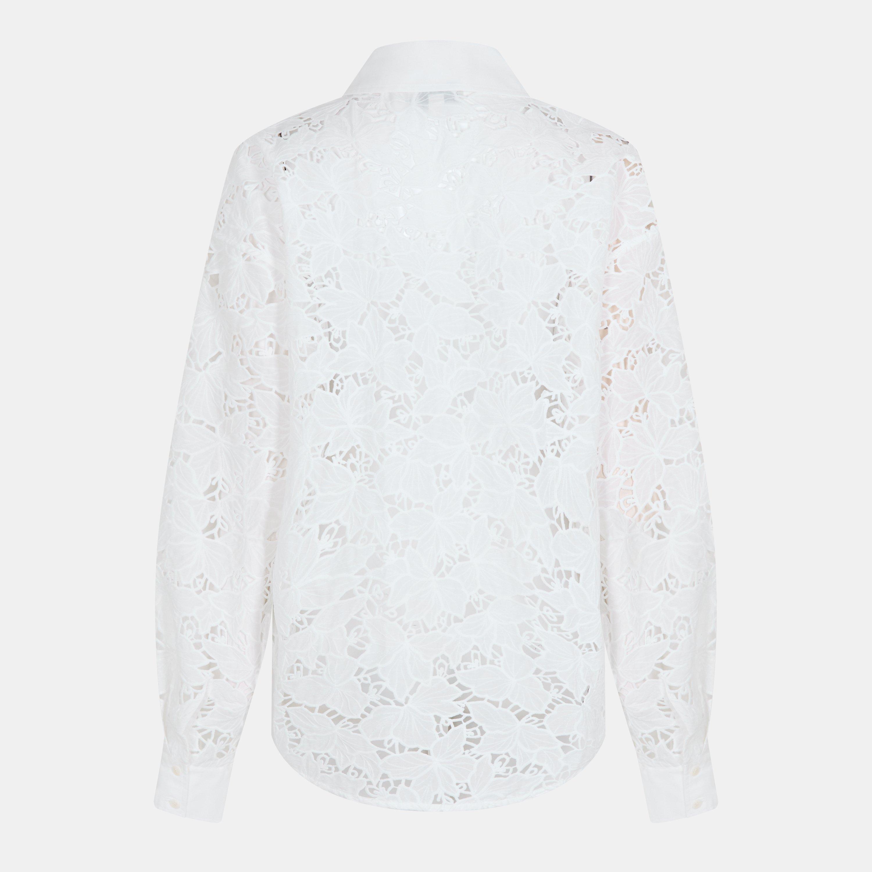 Weiß - Ted Baker - Women's Lethia Long-Sleeve Blouse - 2