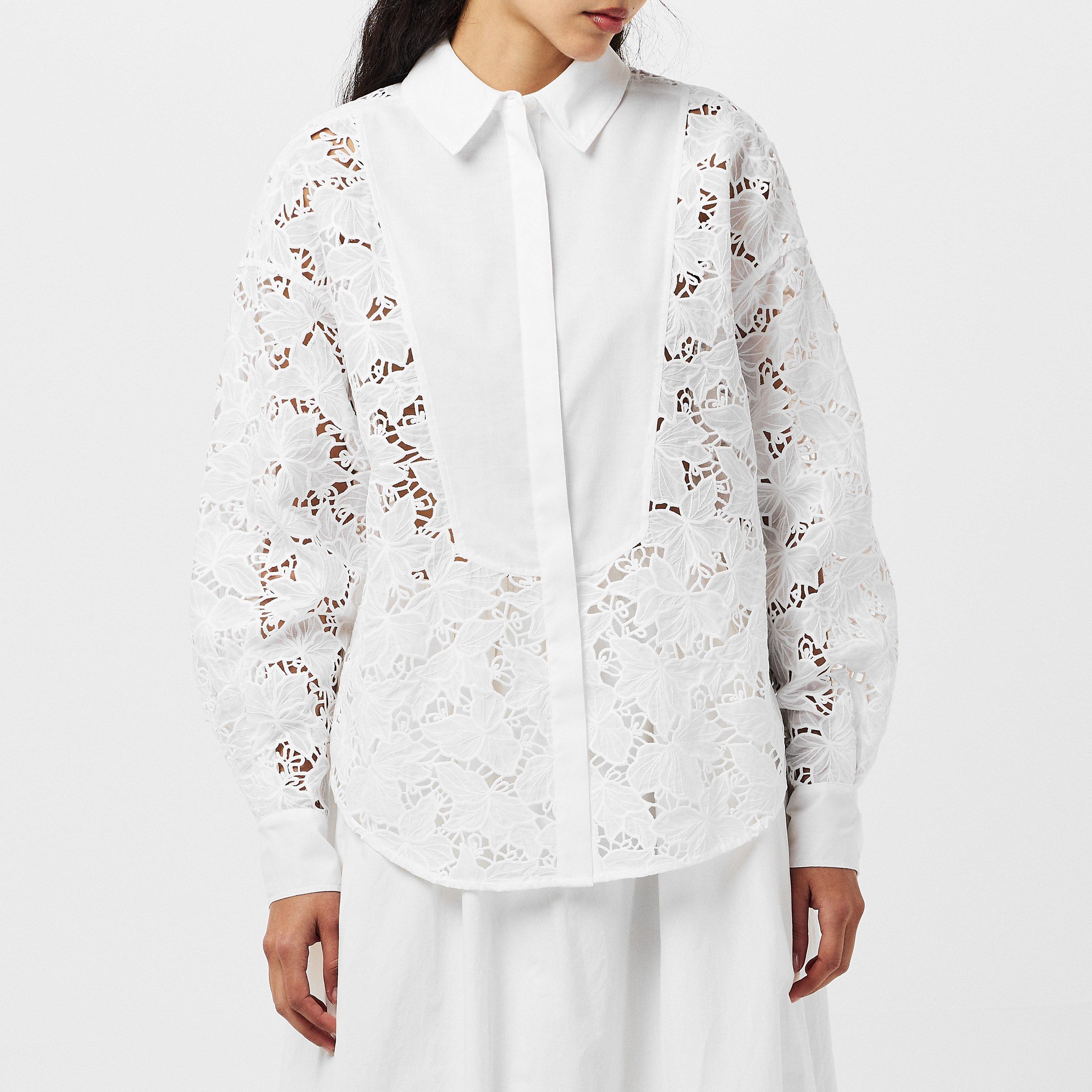 Weiß - Ted Baker - Women's Lethia Long-Sleeve Blouse - 3