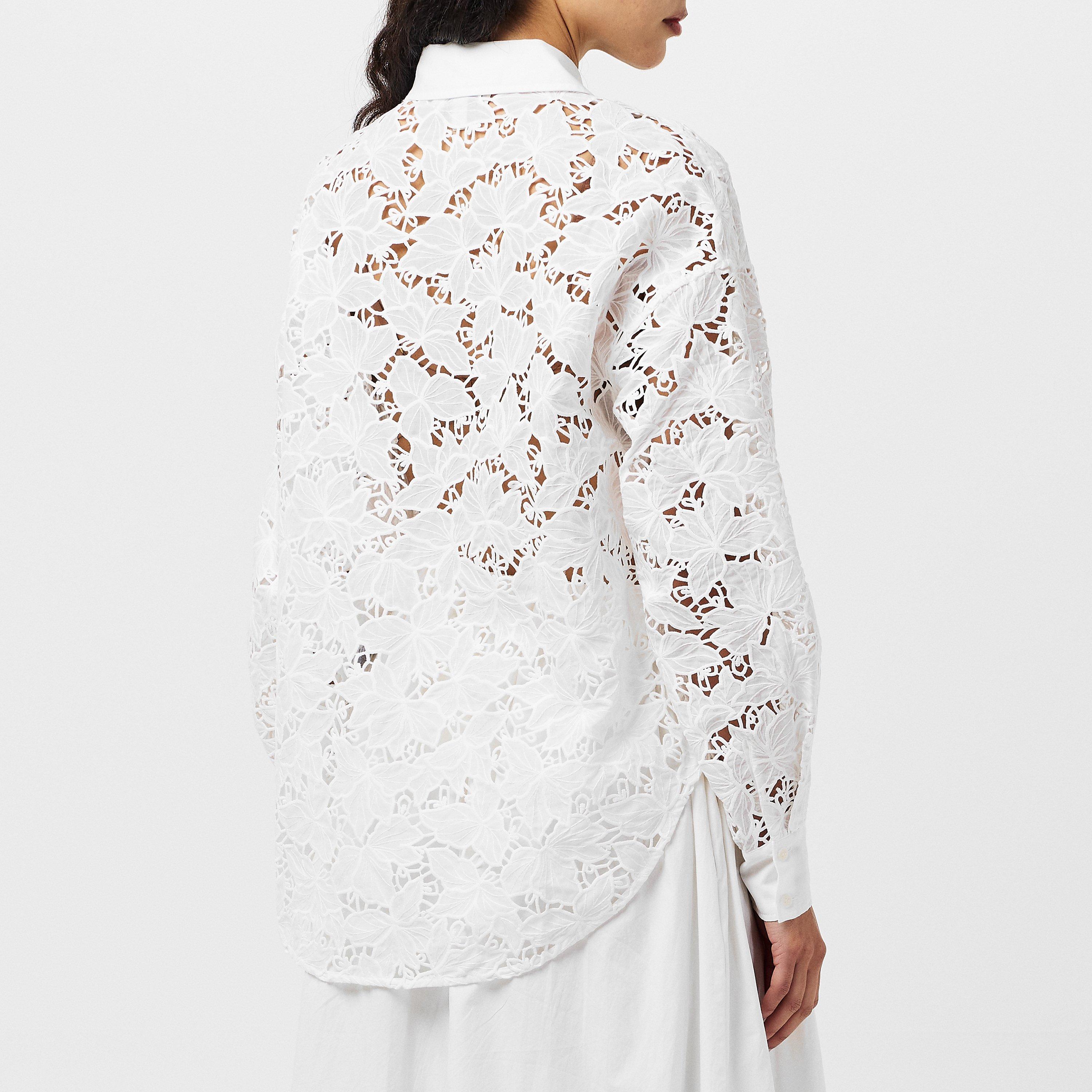 Weiß - Ted Baker - Women's Lethia Long-Sleeve Blouse - 4